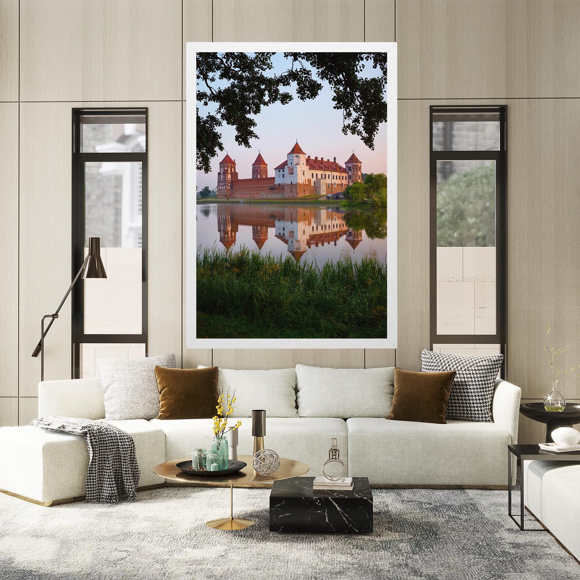 Ancient Castle Morning mockup 2