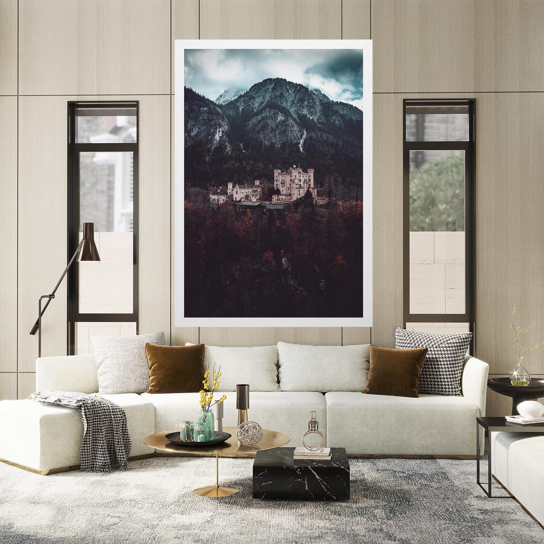 Картина на платно Forest Castle mockup 2