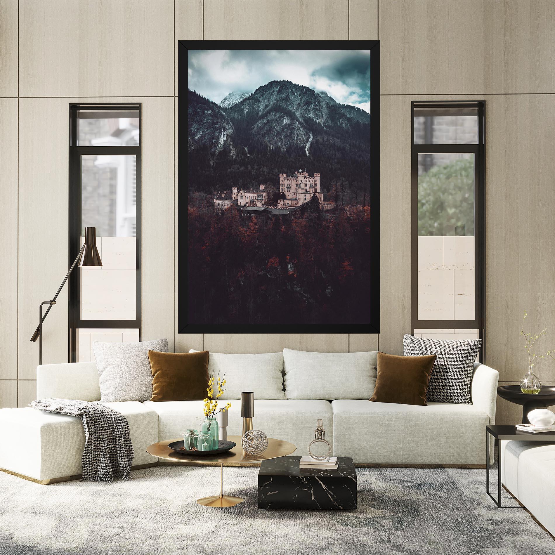 Картина на платно Forest Castle mockup 2