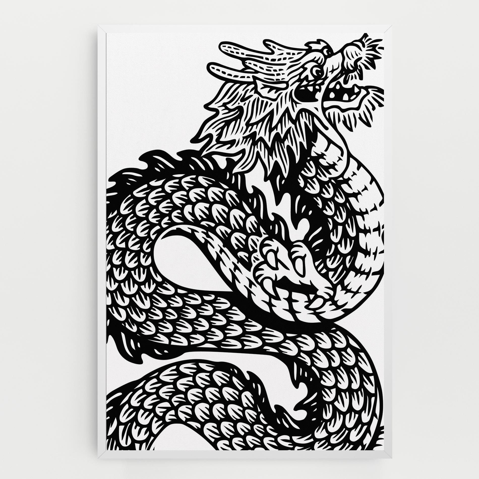 Dragon Black Line mockup 0