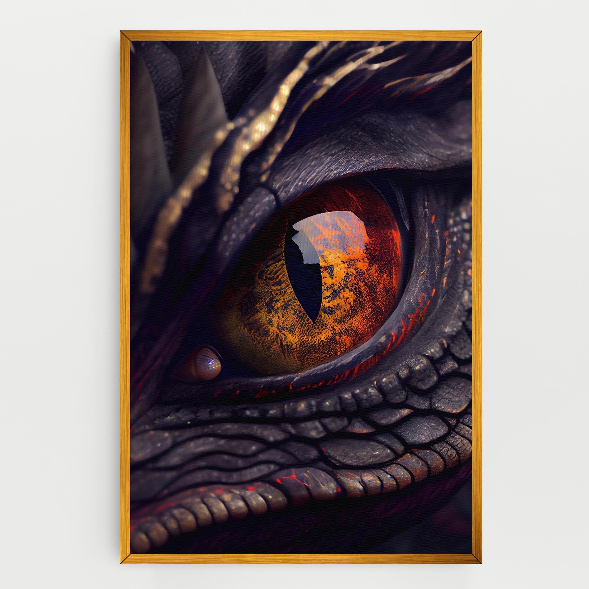Close Up Red Eye Dragon mockup 0