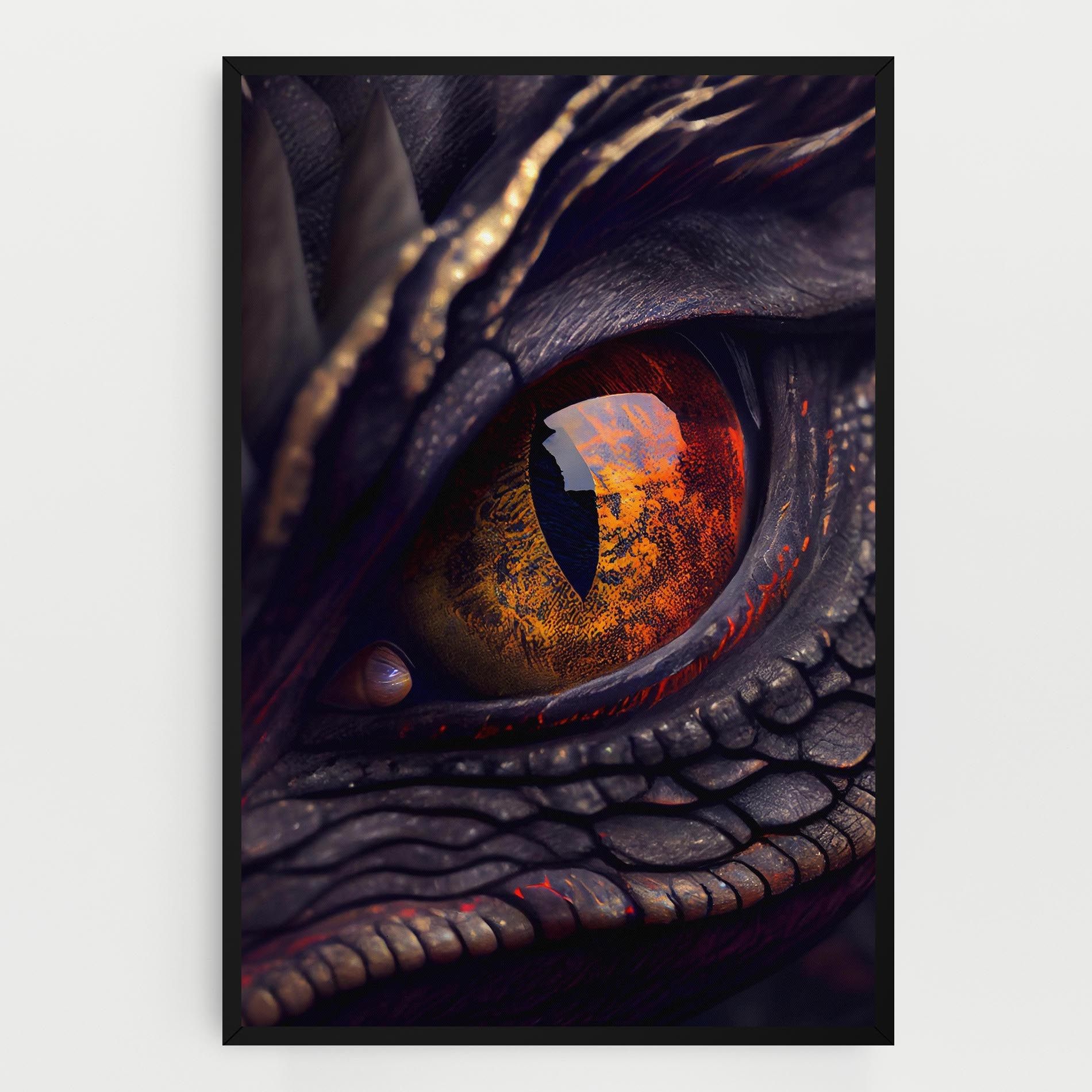 Close Up Red Eye Dragon mockup 0