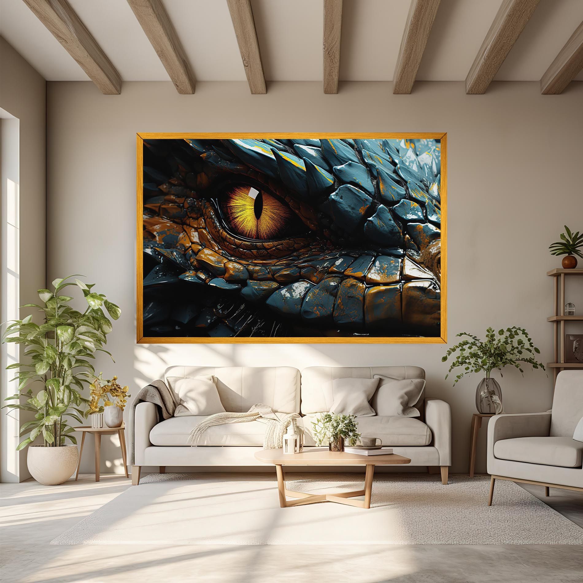 Yellow Dragon Eye mockup 6