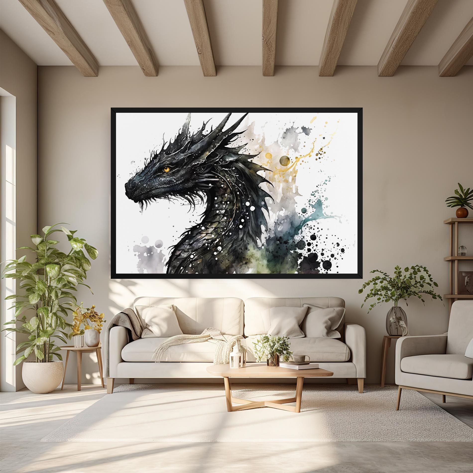 Black Dragon Art mockup 6