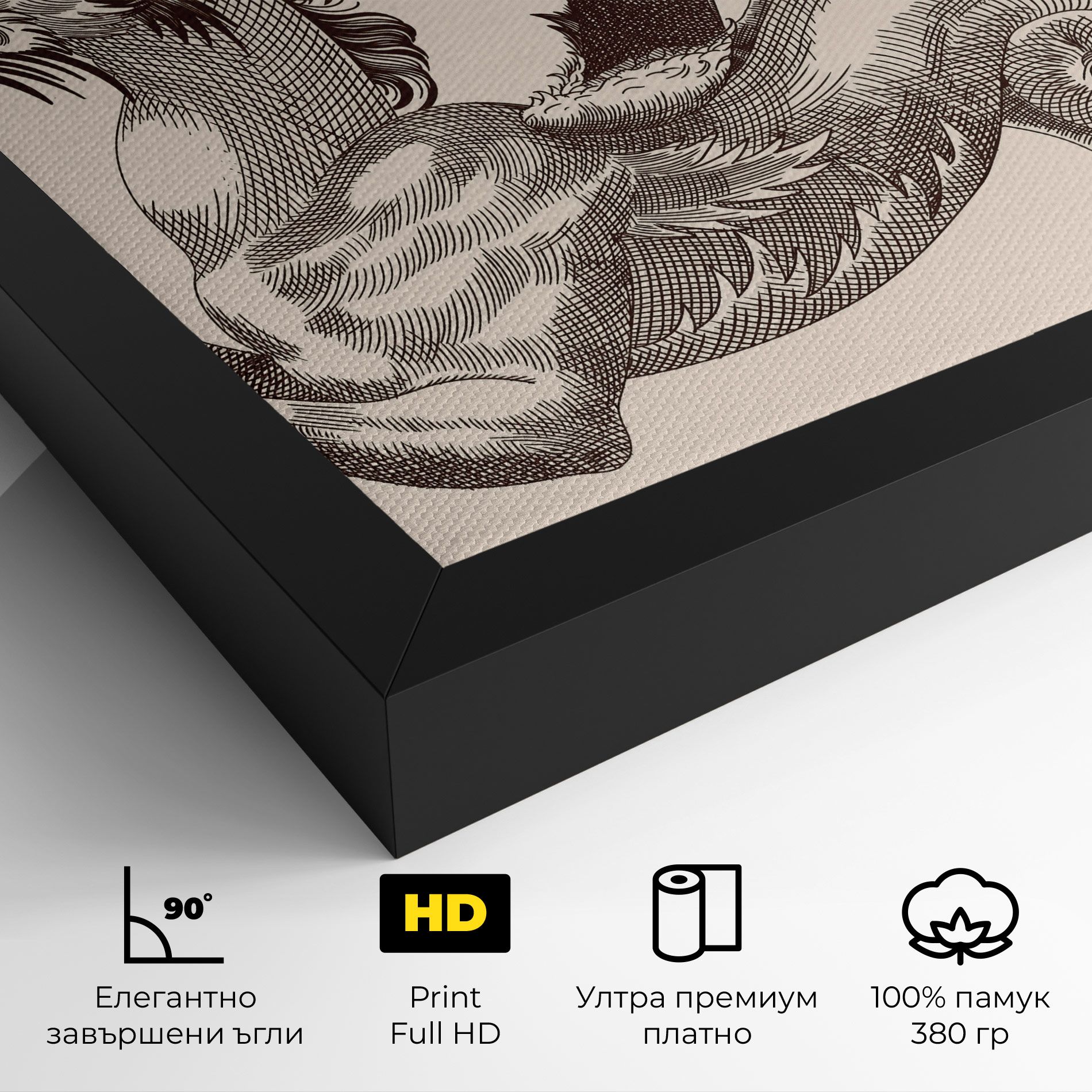 Brown Dragon mockup 4
