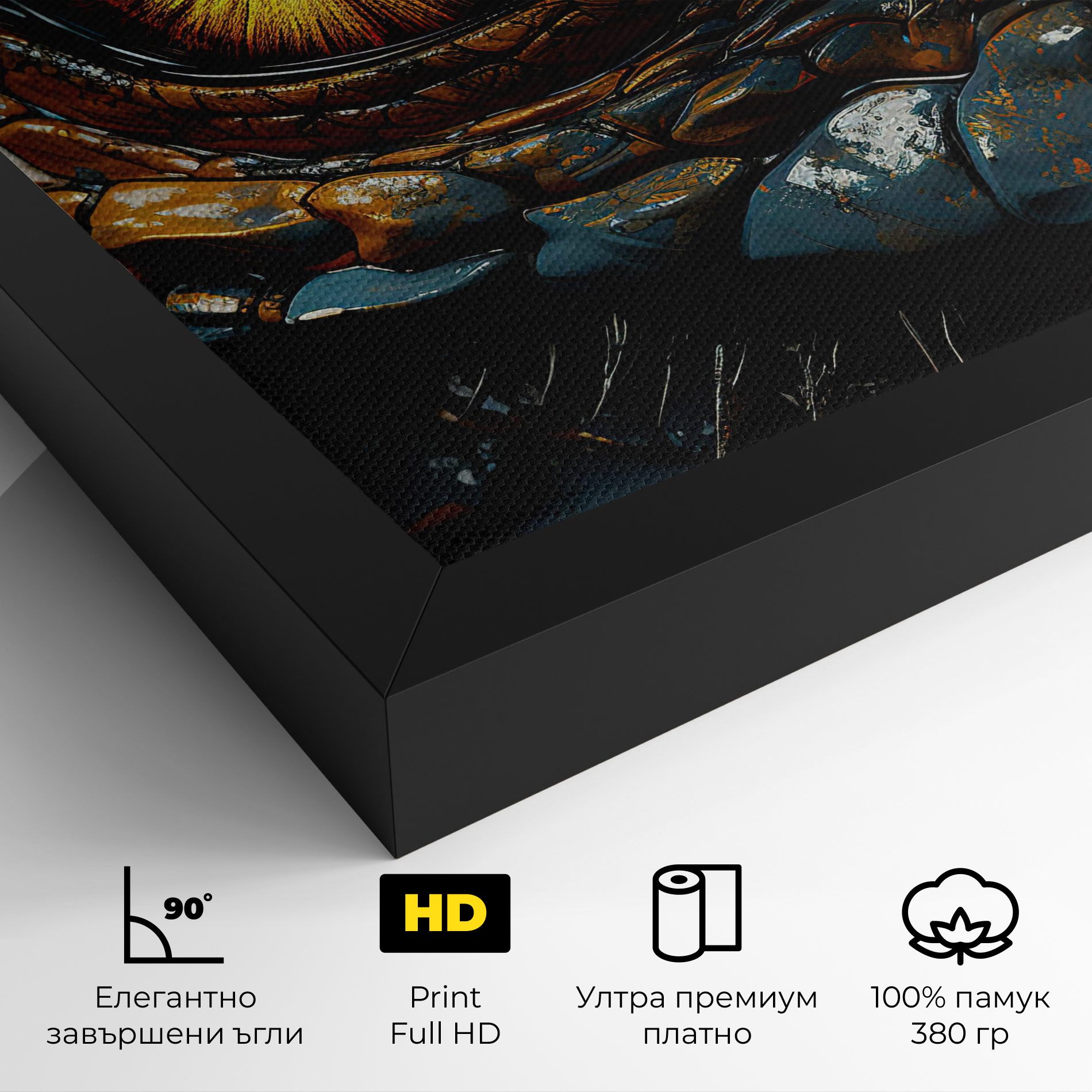 Yellow Dragon Eye mockup 4