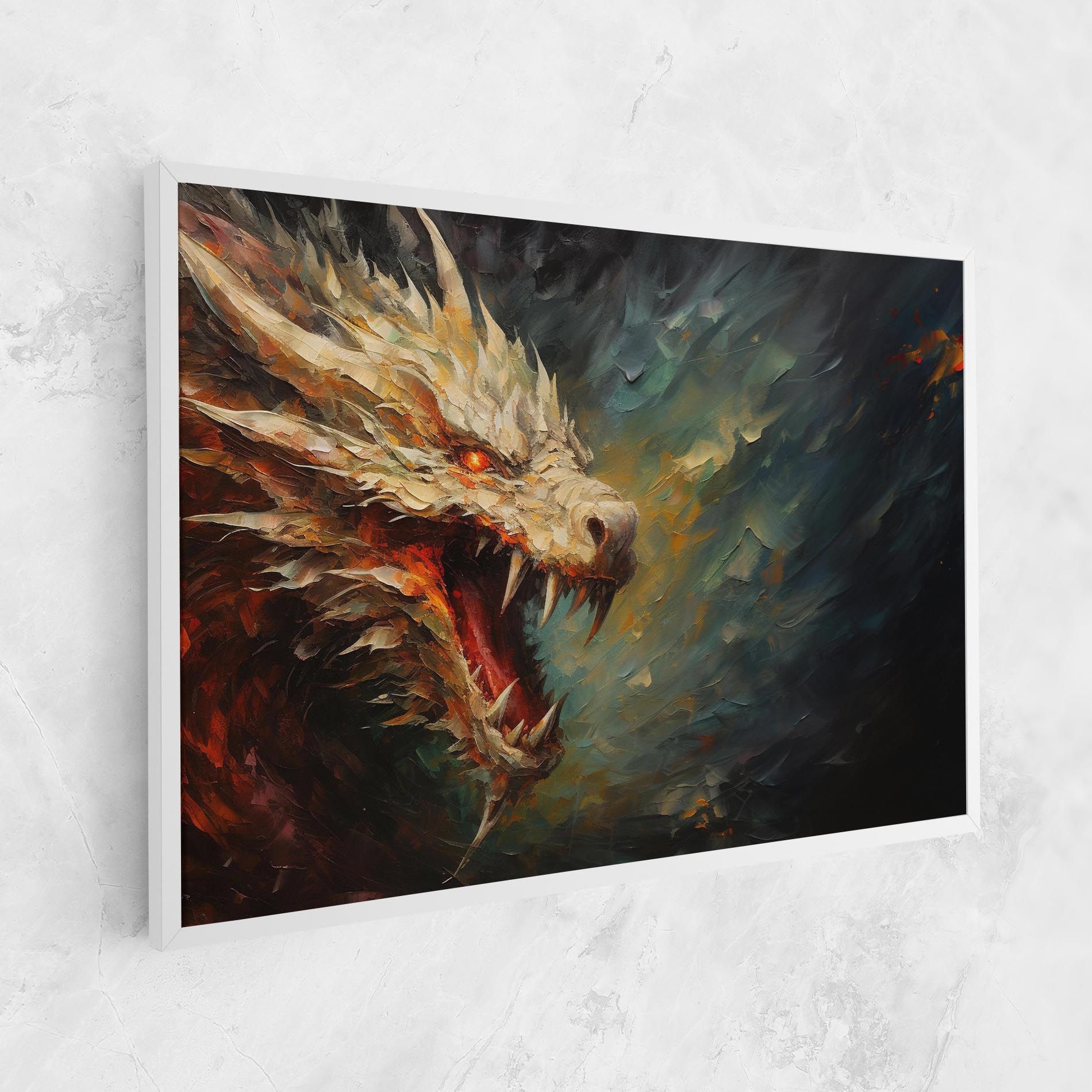 Angry Dragon Painting mockup 1