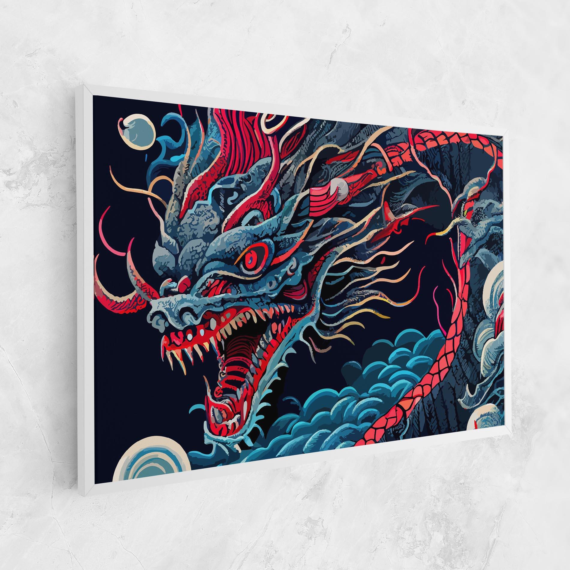 Картина на платно Cloud Dragon mockup 1