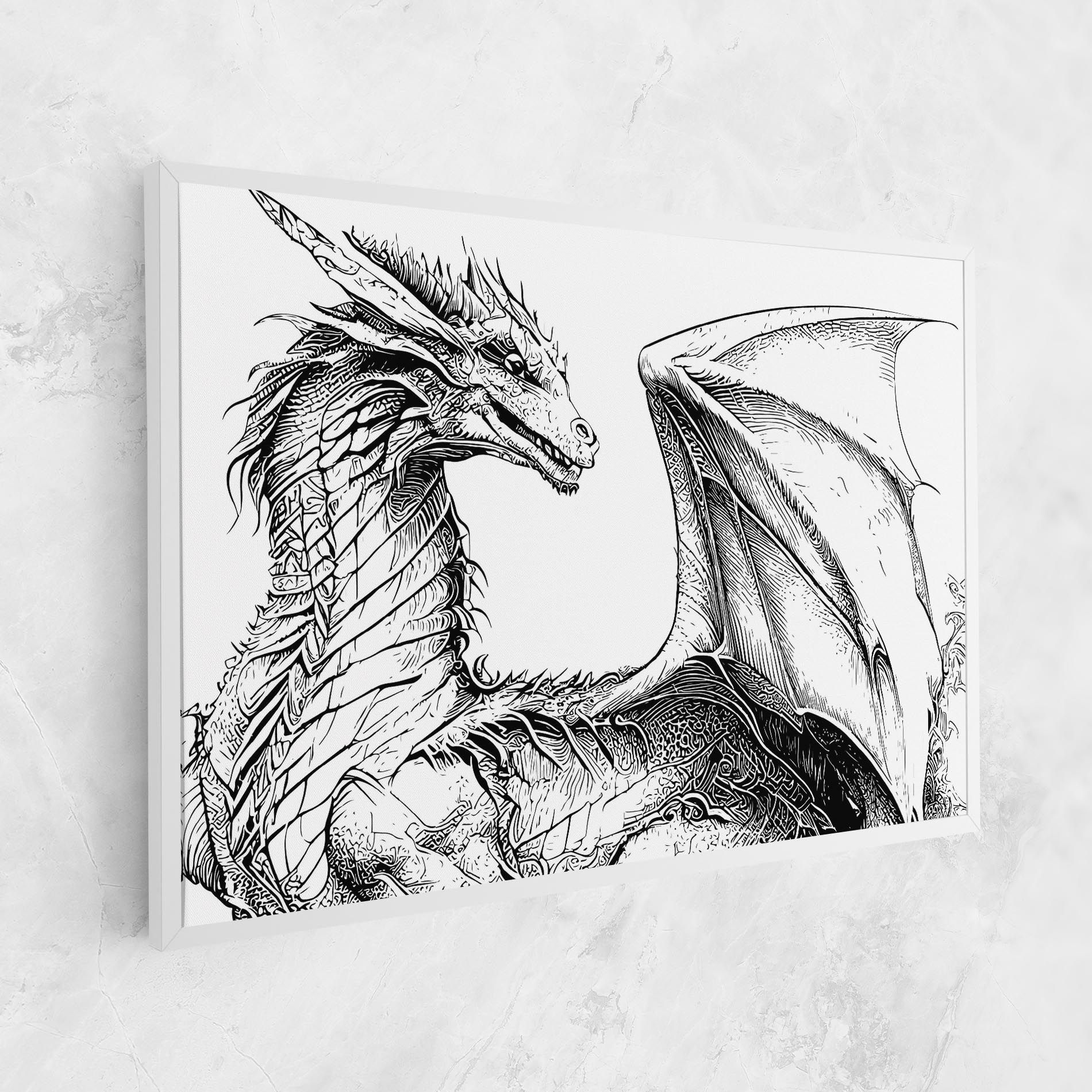 Dragon Sketch mockup 1