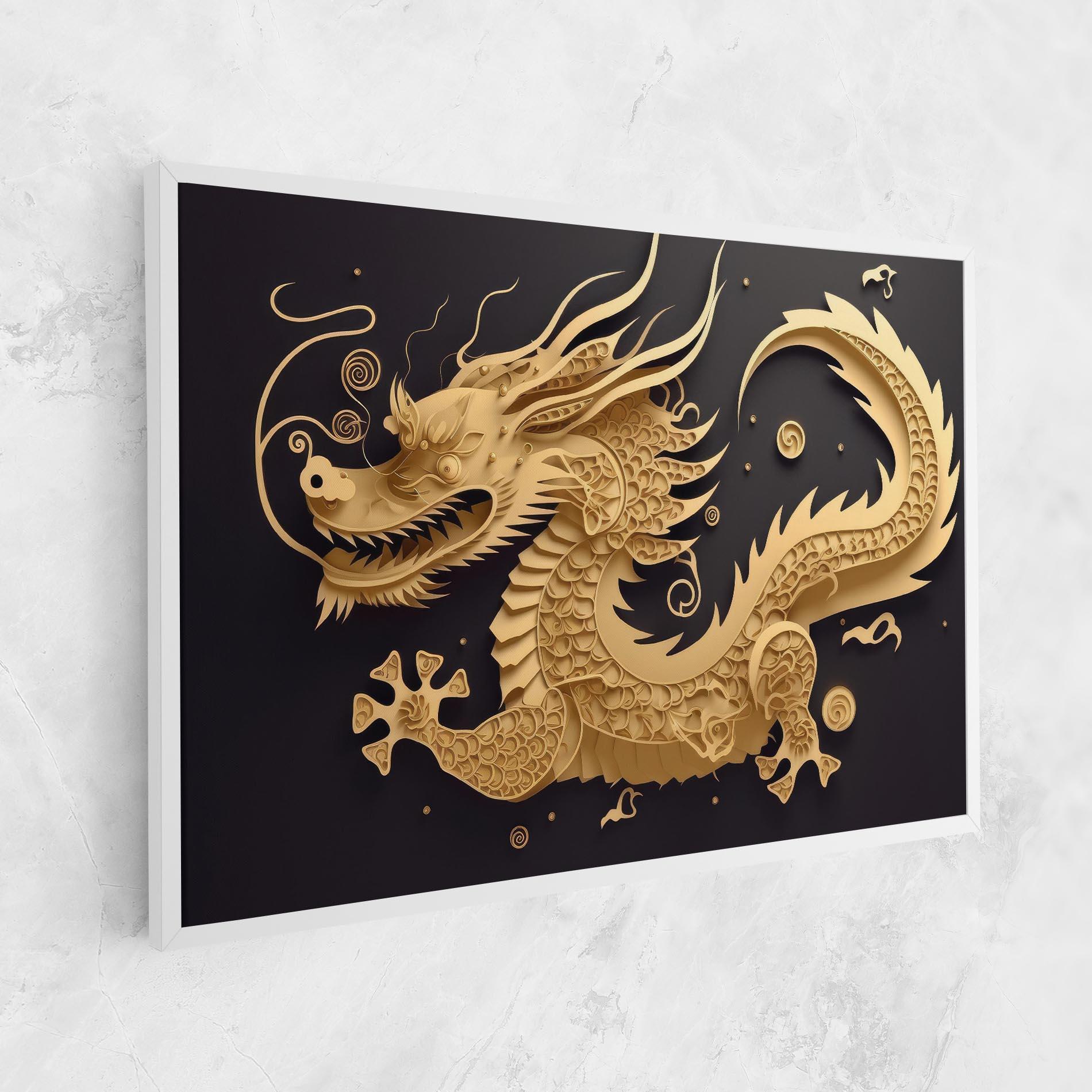 Картина на платно Dragon Zodiac Sign mockup 1