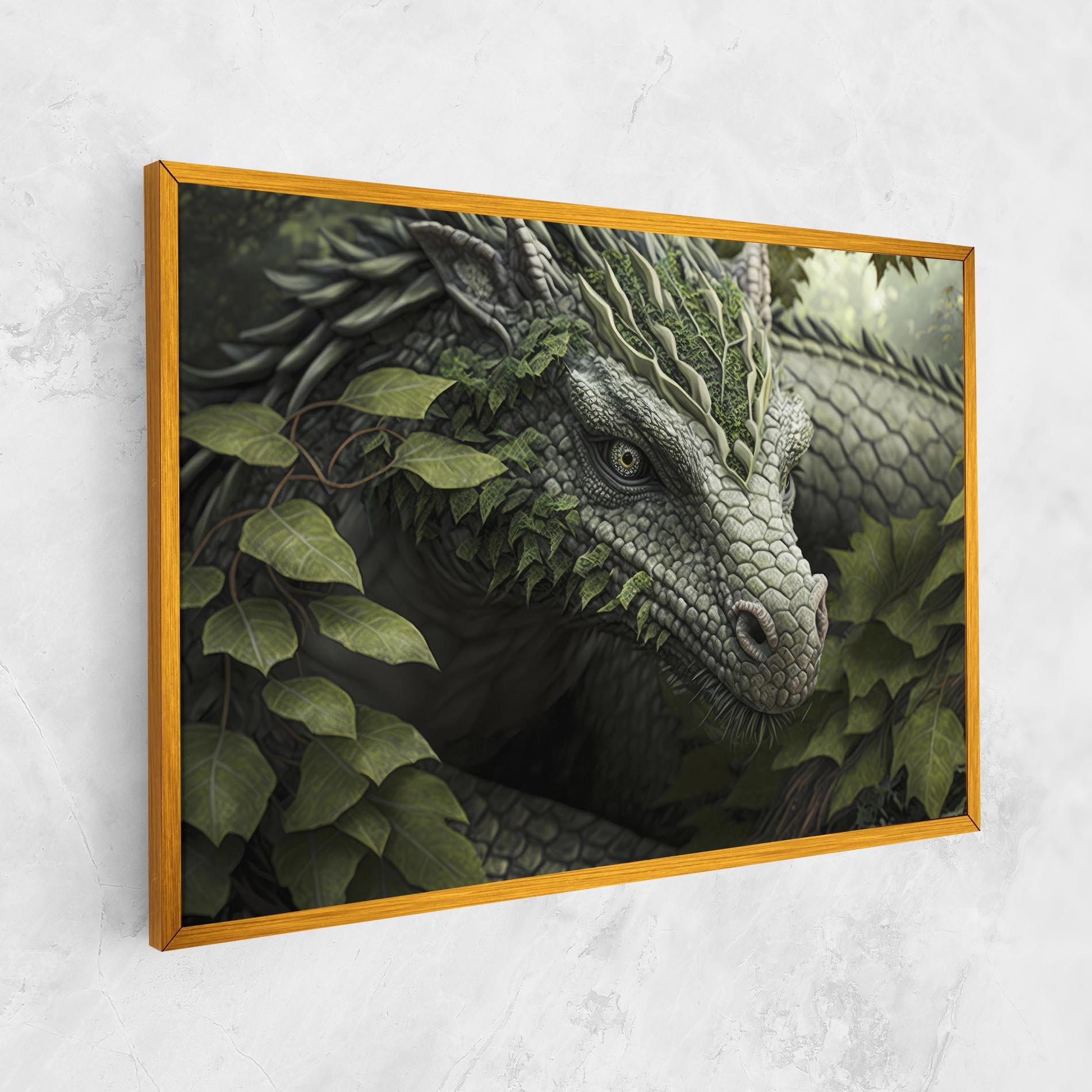 Картина на платно Ancient Forest Dragon mockup 1