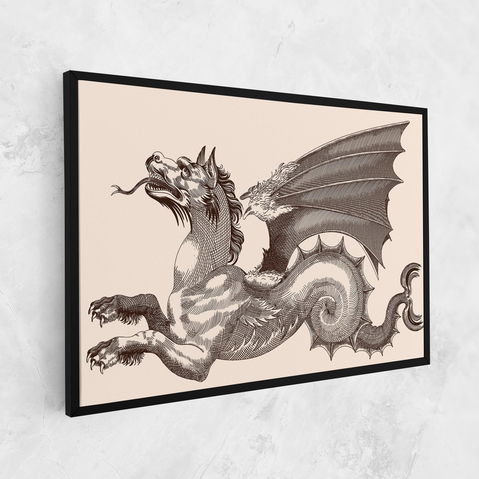 Brown Dragon mockup 1