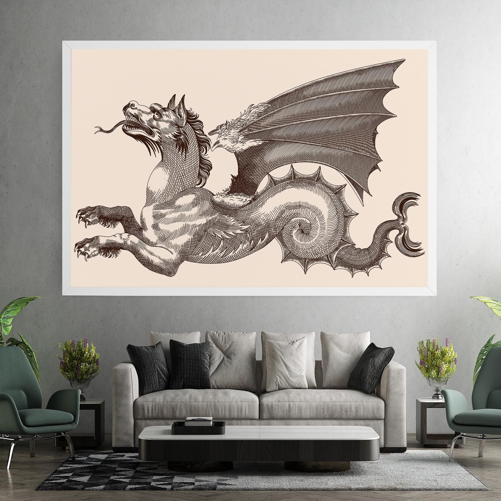 Brown Dragon mockup 7