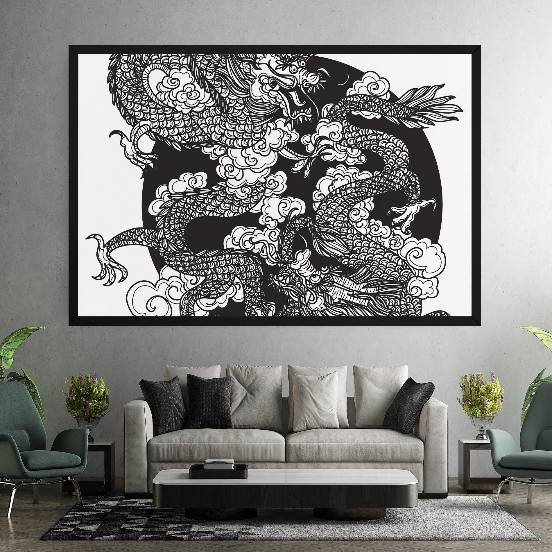 Grey Moon Dragon mockup 7