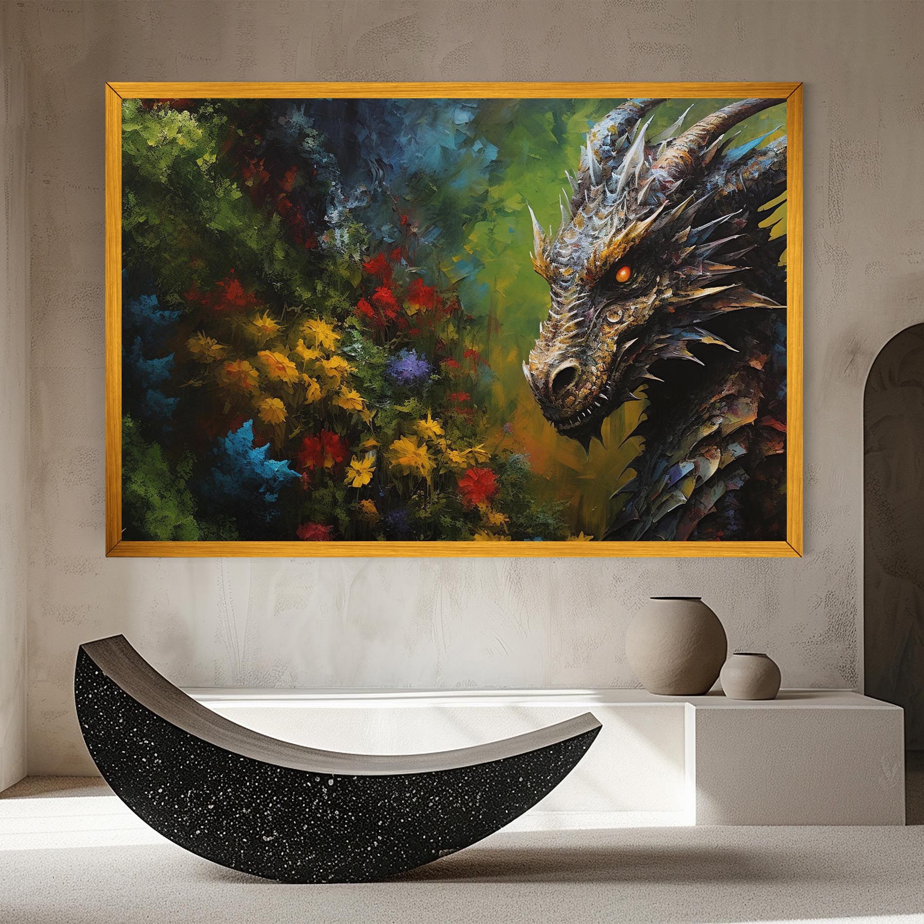 Dragon In Nature mockup 8