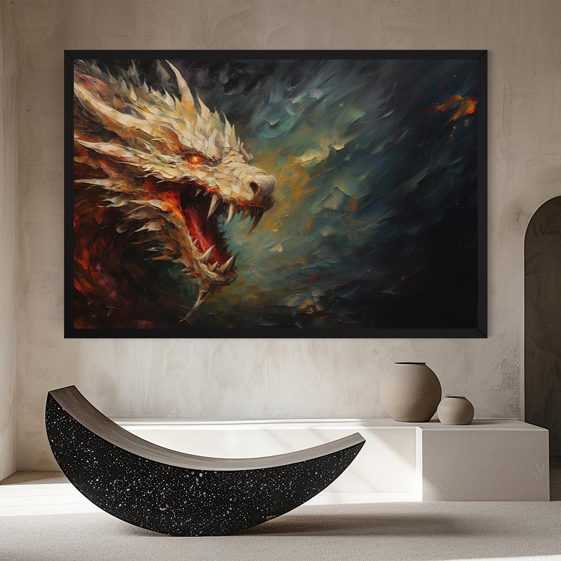 Angry Dragon Painting mockup 8