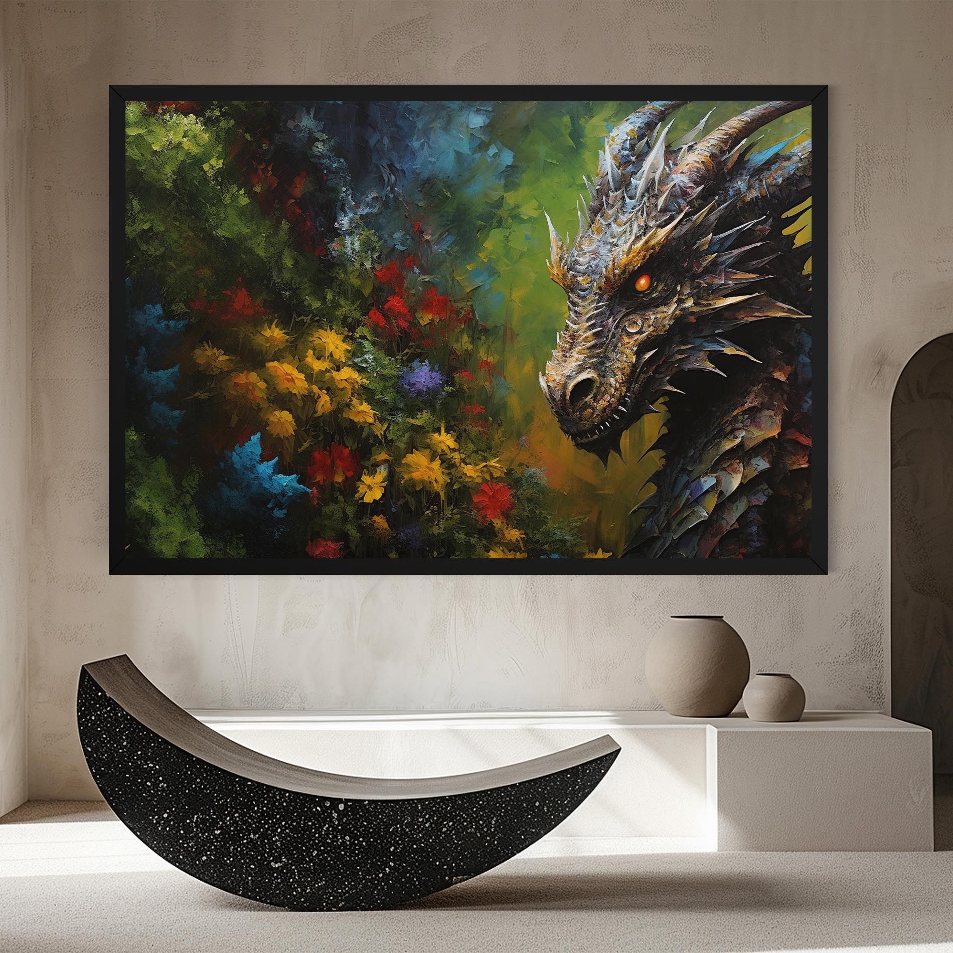 Dragon In Nature mockup 8