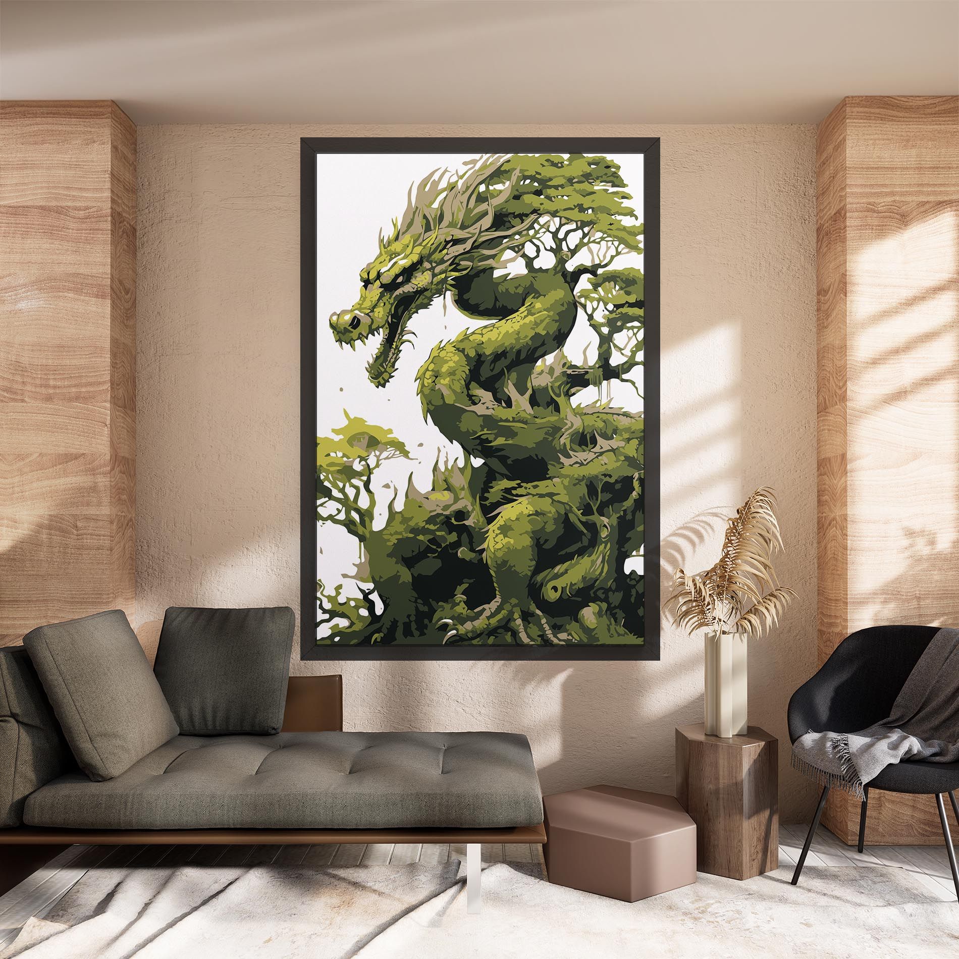 Green Nature Dragon mockup 8