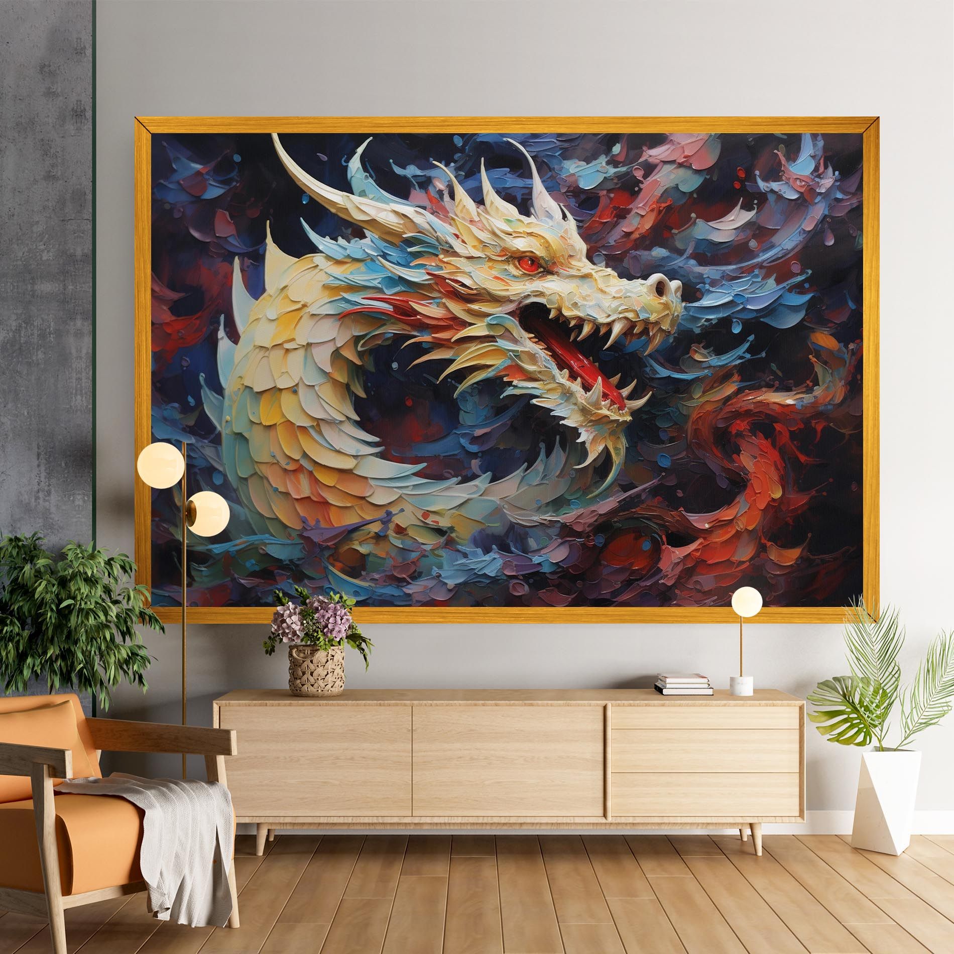 Fantasy Dragon Art mockup 9