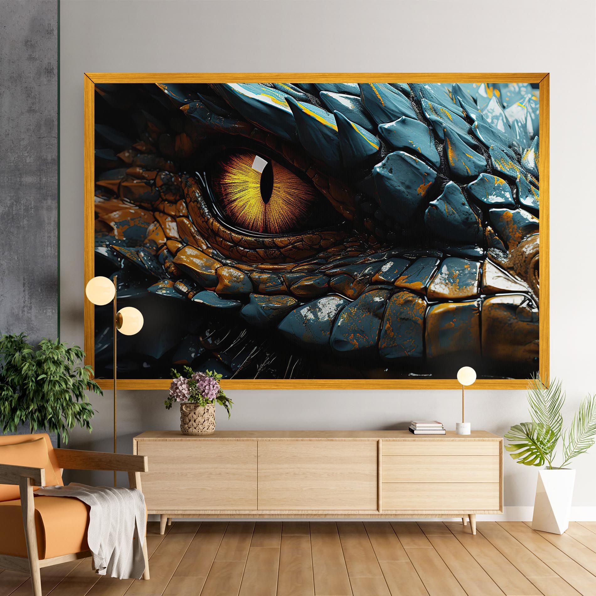 Yellow Dragon Eye mockup 9