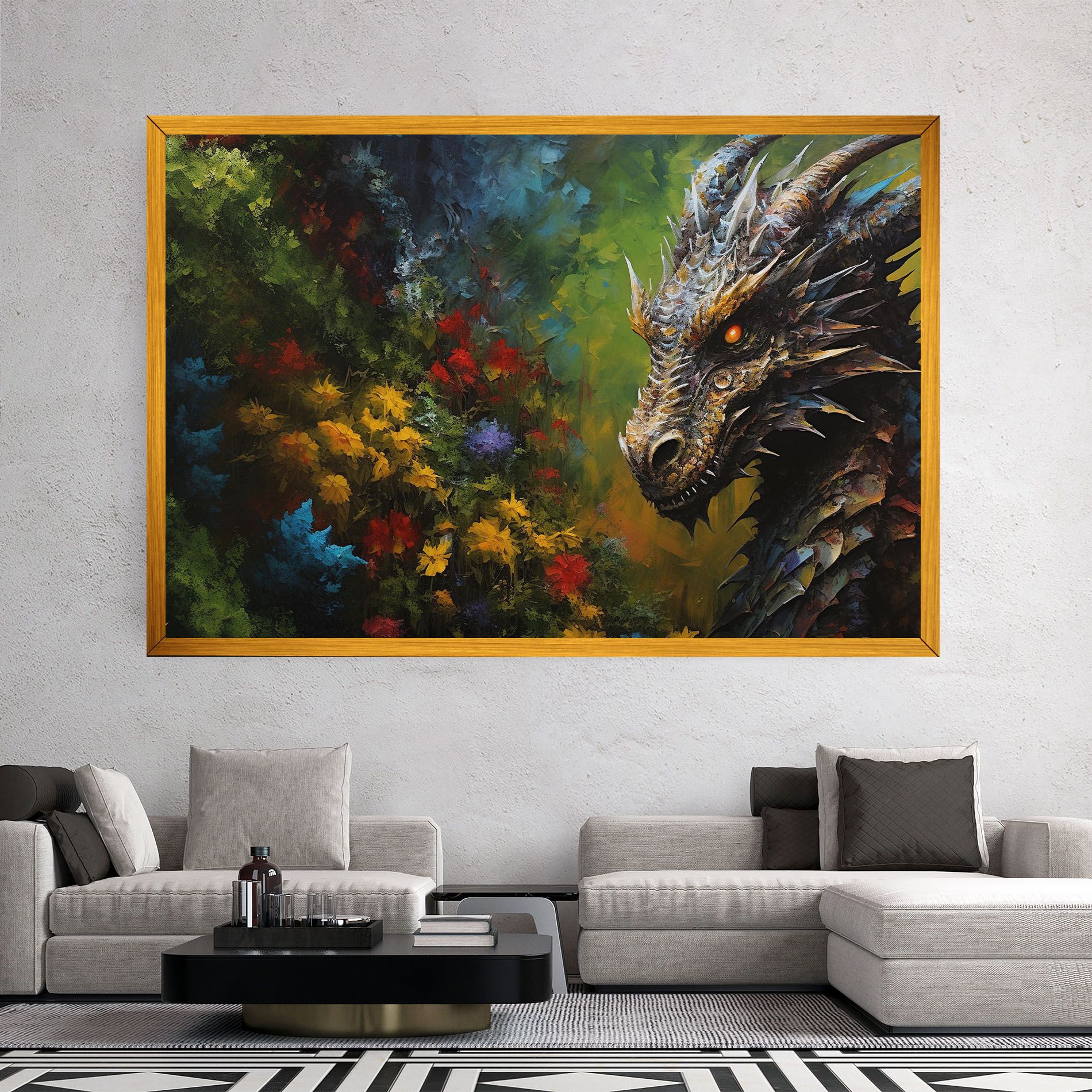 Dragon In Nature mockup 2
