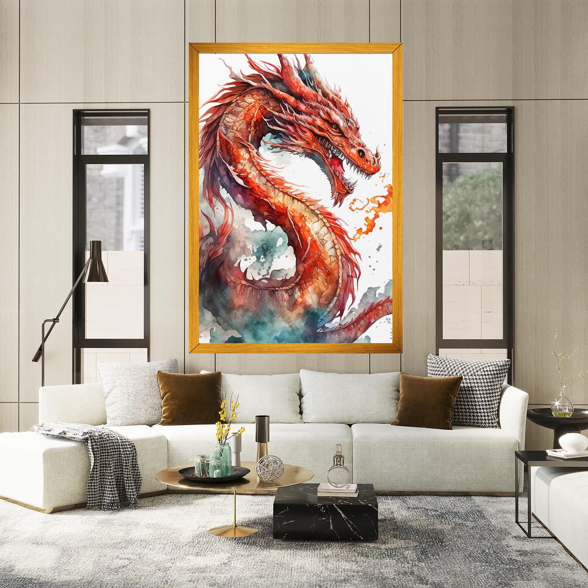 Fire Dragon mockup 2