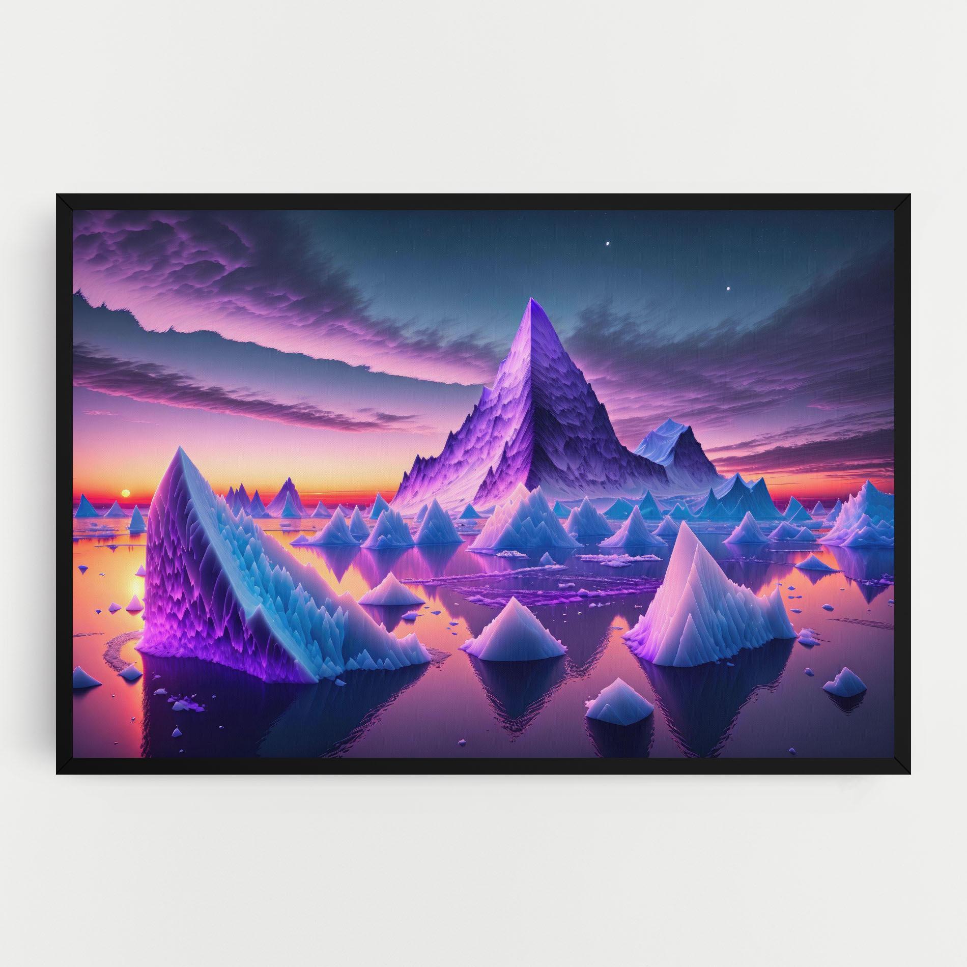 Картина на платно Floating Iceberg mockup 0