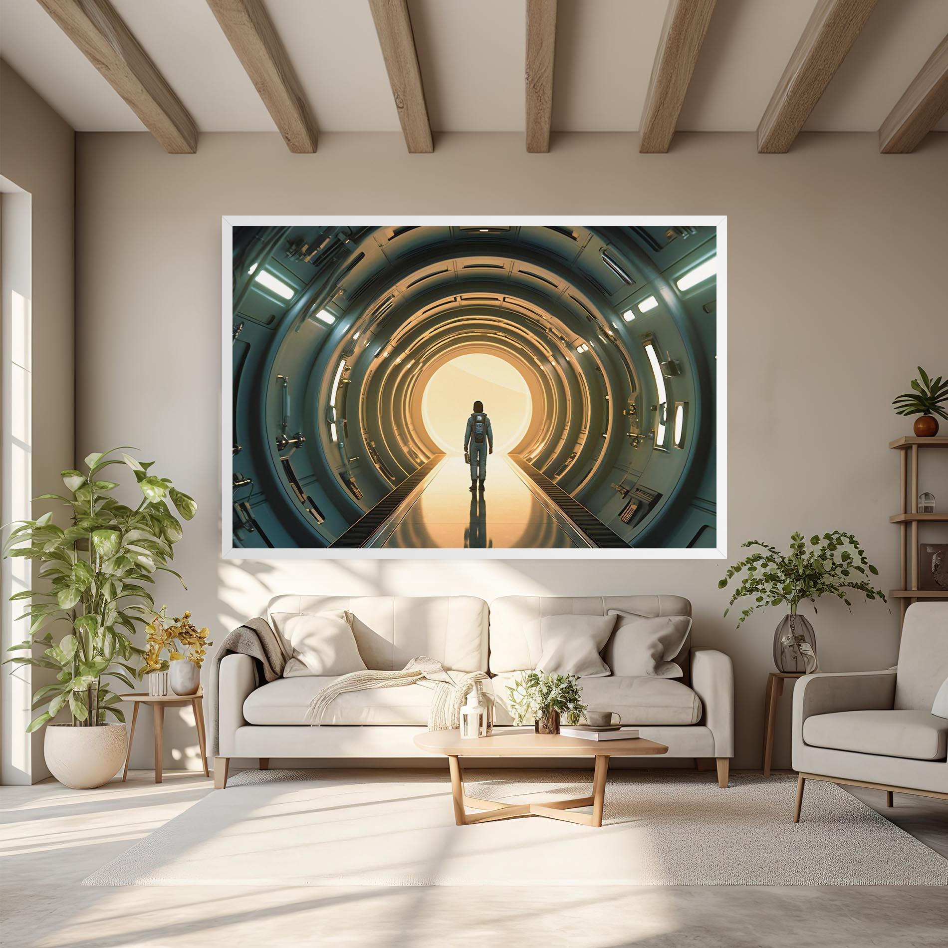 Картина на платно Infinity Intrigue mockup 6