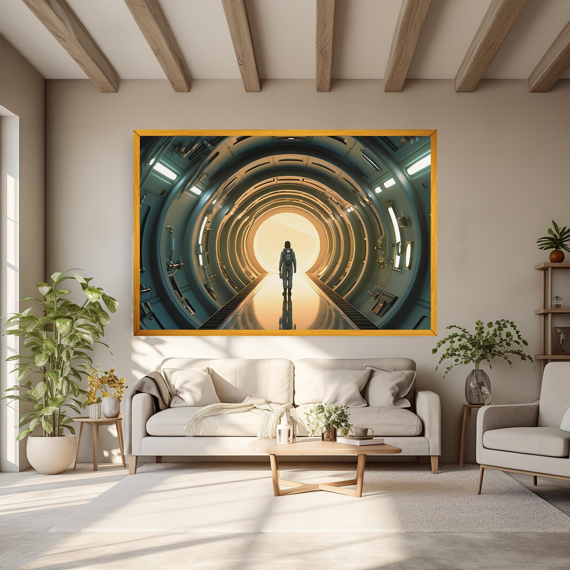 Картина на платно Infinity Intrigue mockup 6