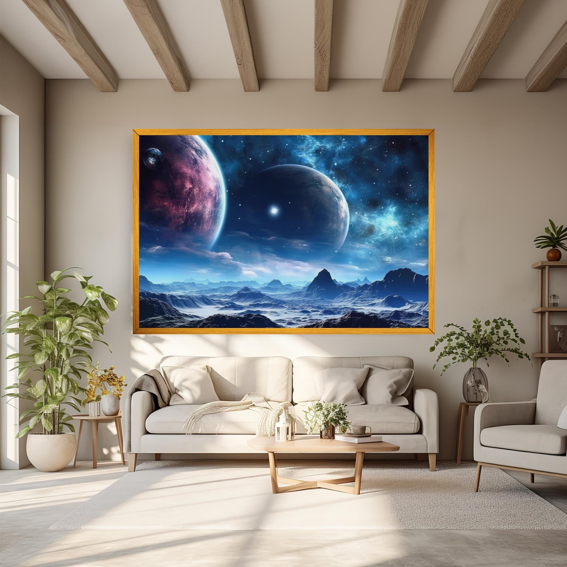 Space Planets And Stars mockup 6