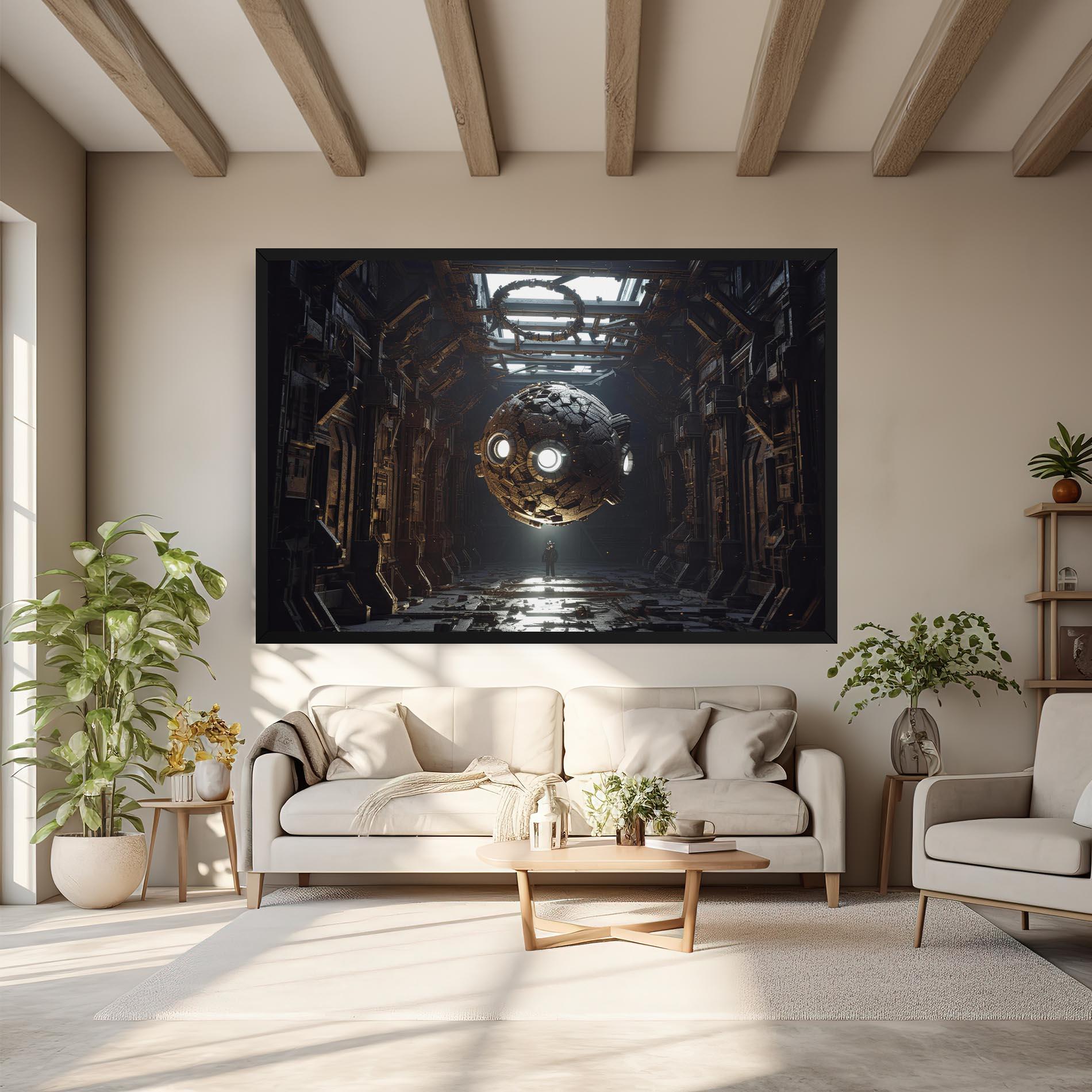 Картина на платно Cryptic Art mockup 6