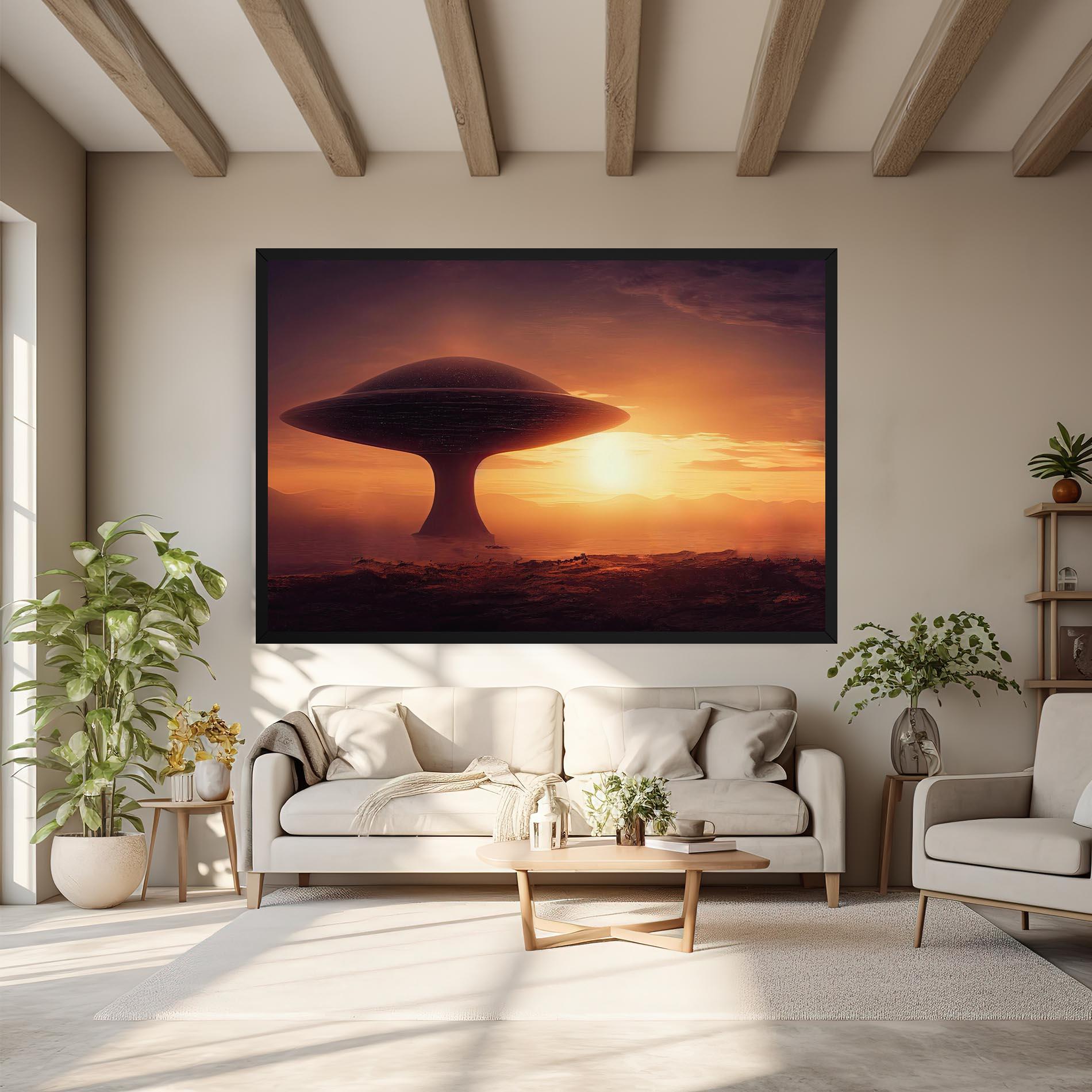 Картина на платно Fantasy Science Fiction mockup 6