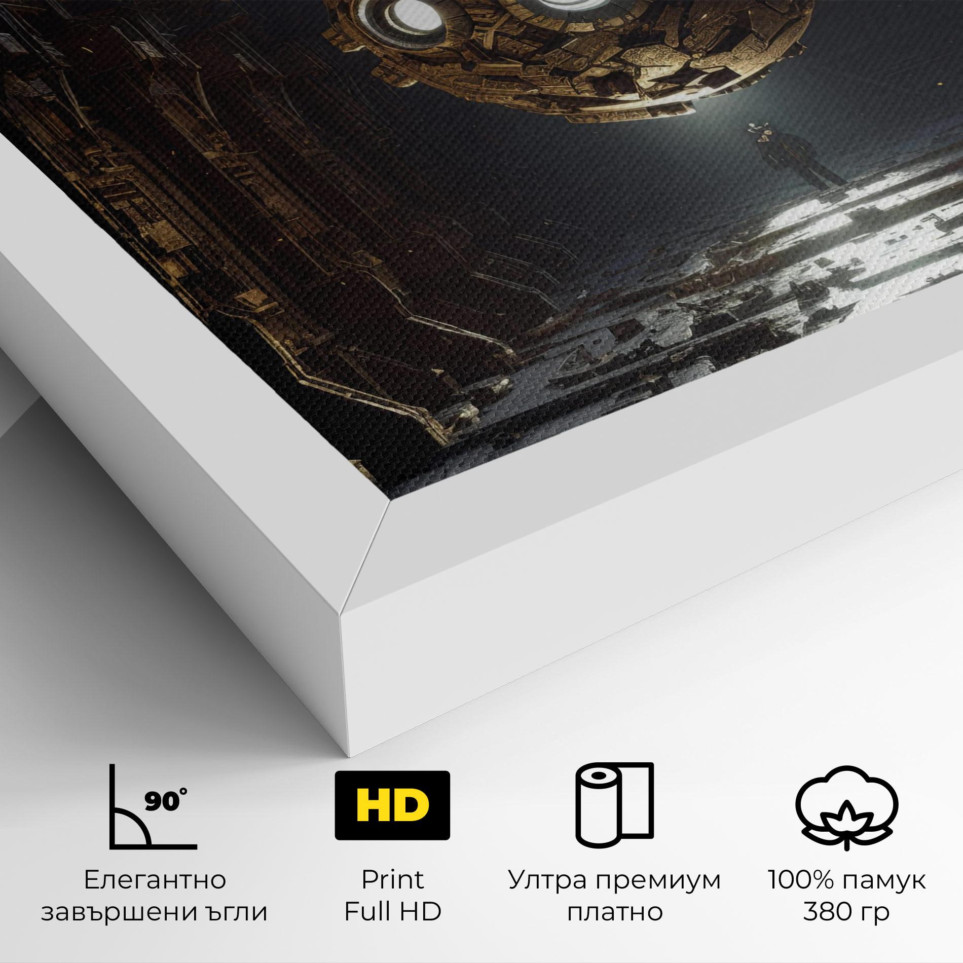 Картина на платно Cryptic Art mockup 4