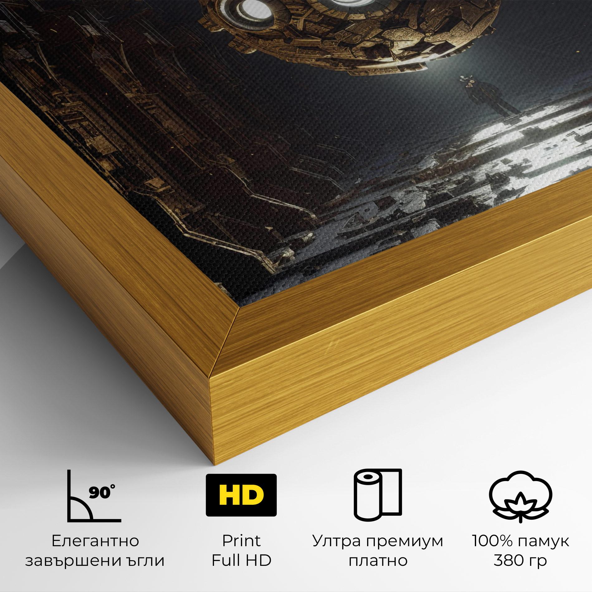 Картина на платно Cryptic Art mockup 4