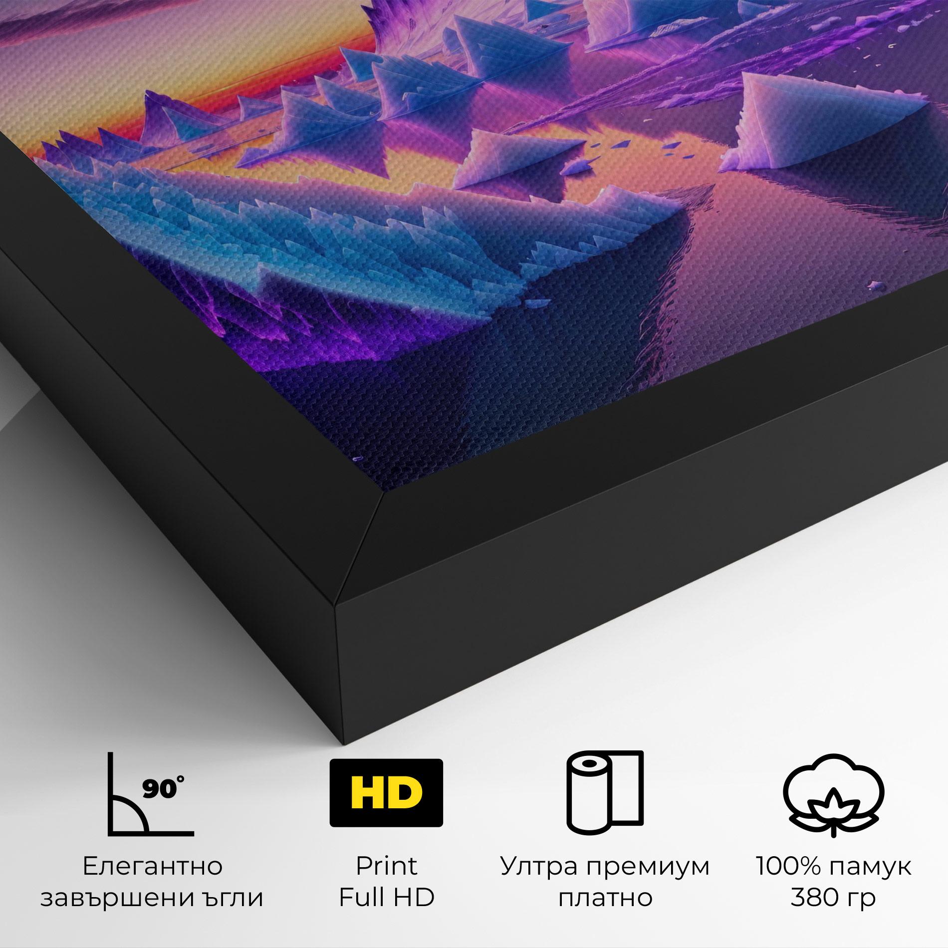 Картина на платно Floating Iceberg mockup 4