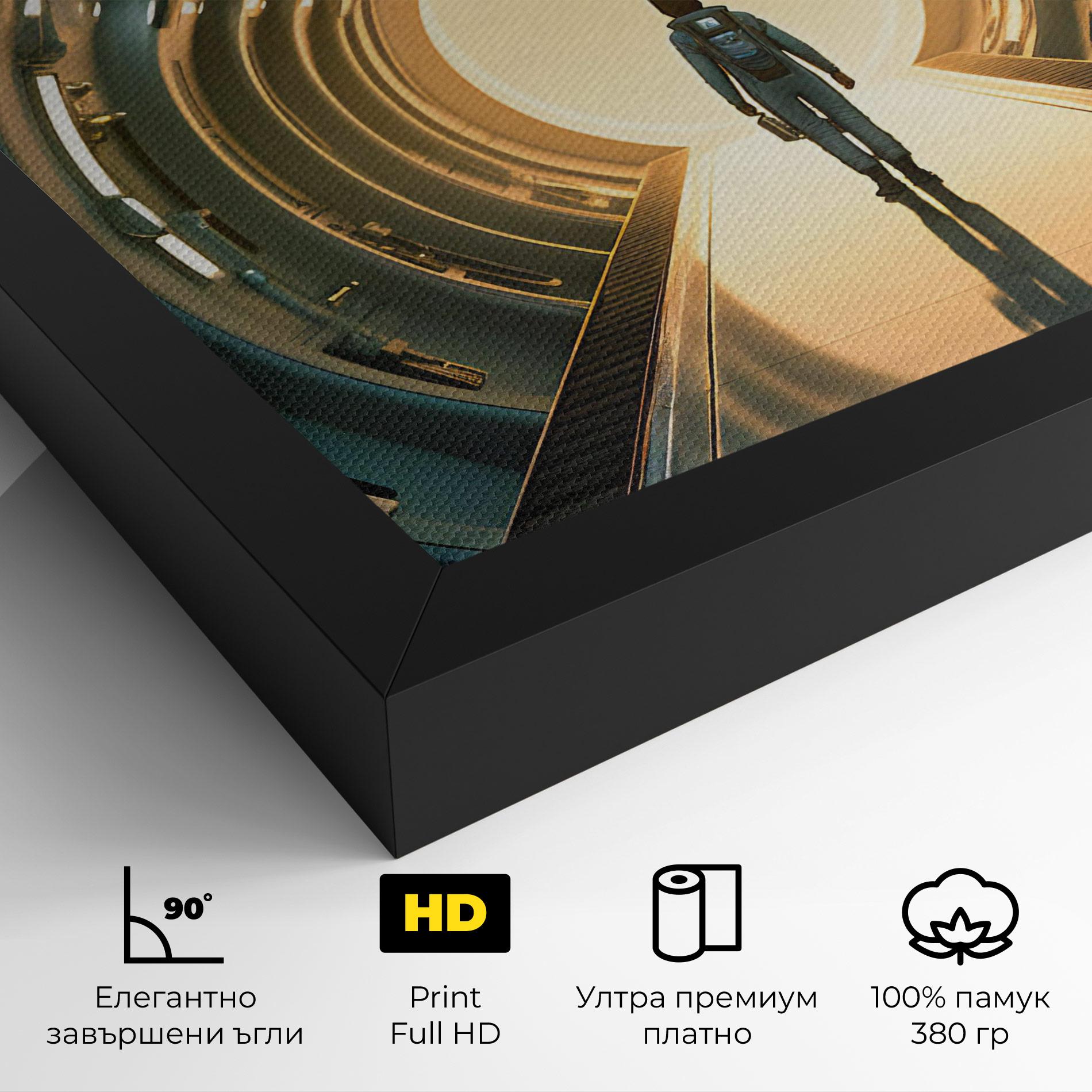 Картина на платно Infinity Intrigue mockup 4