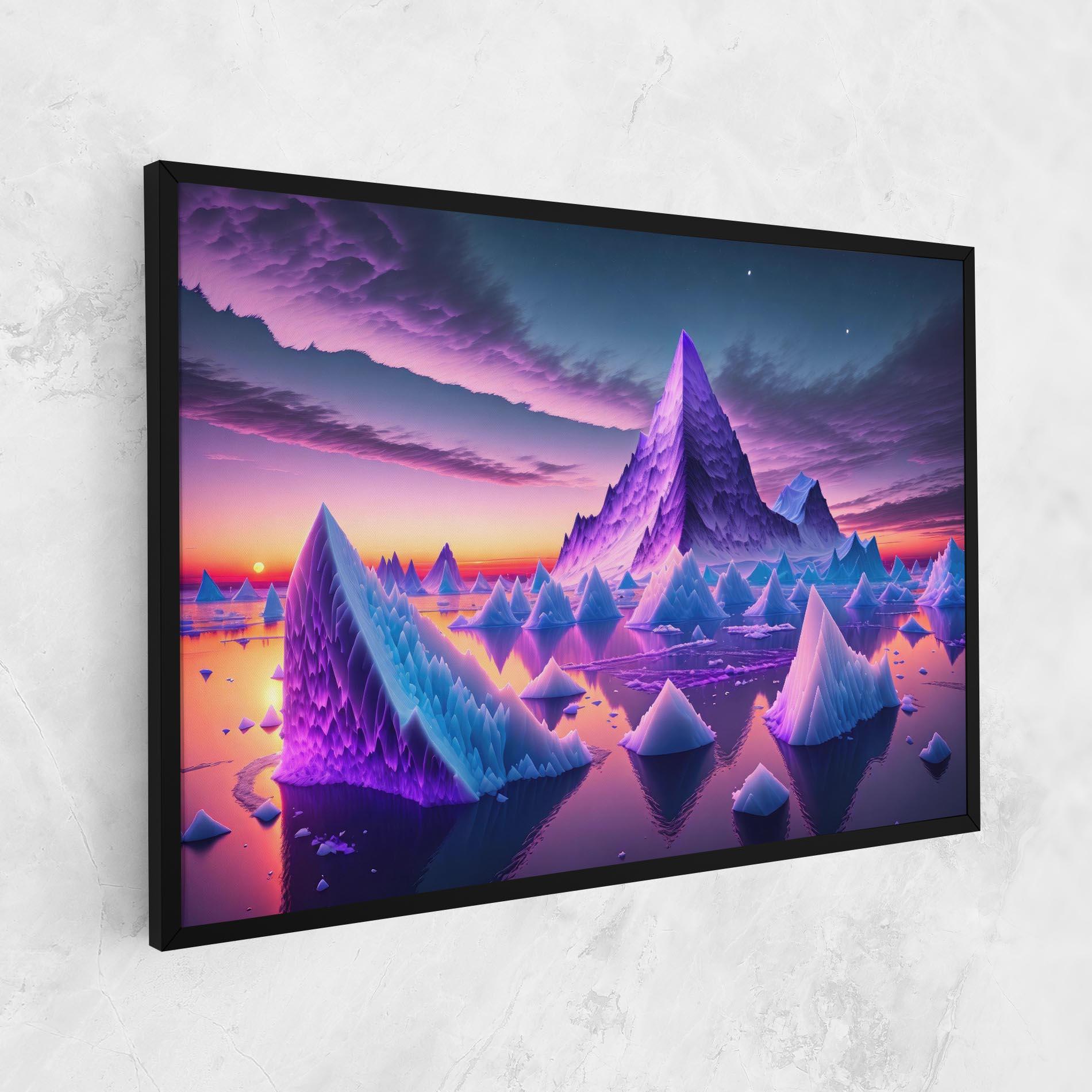 Картина на платно Floating Iceberg mockup 1