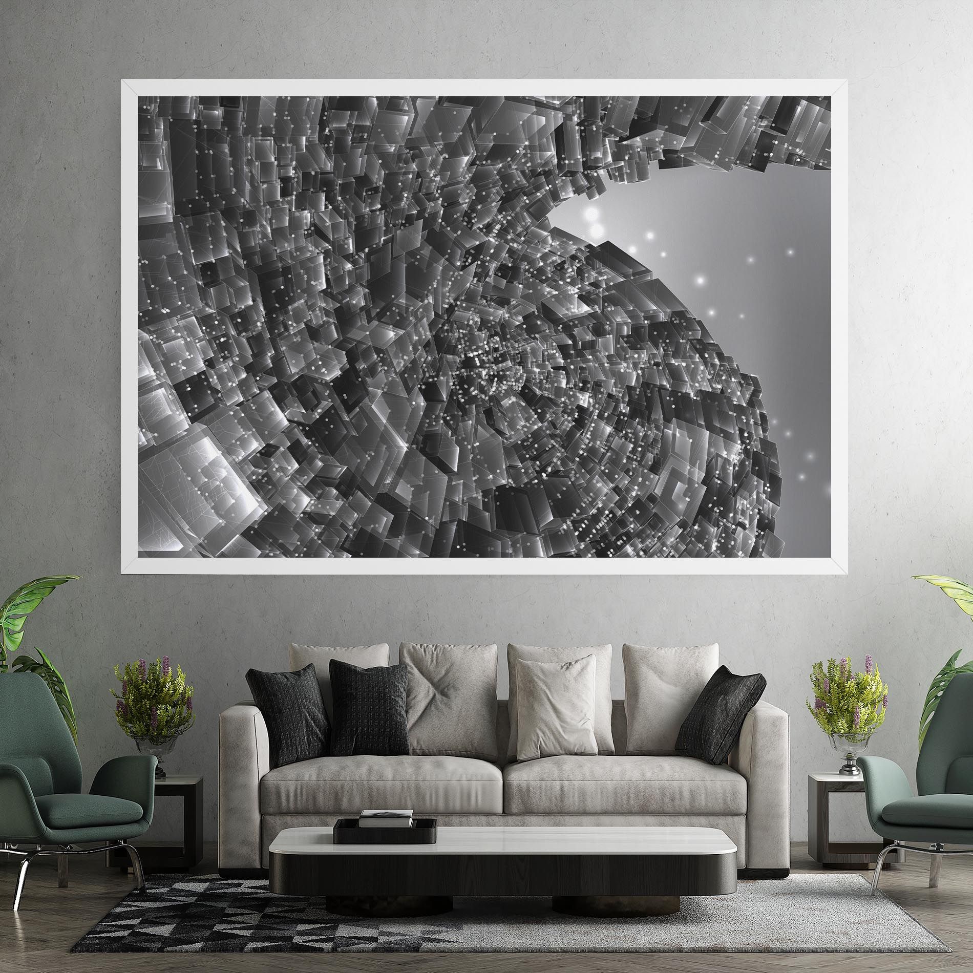 Grey Shape View mockup 7