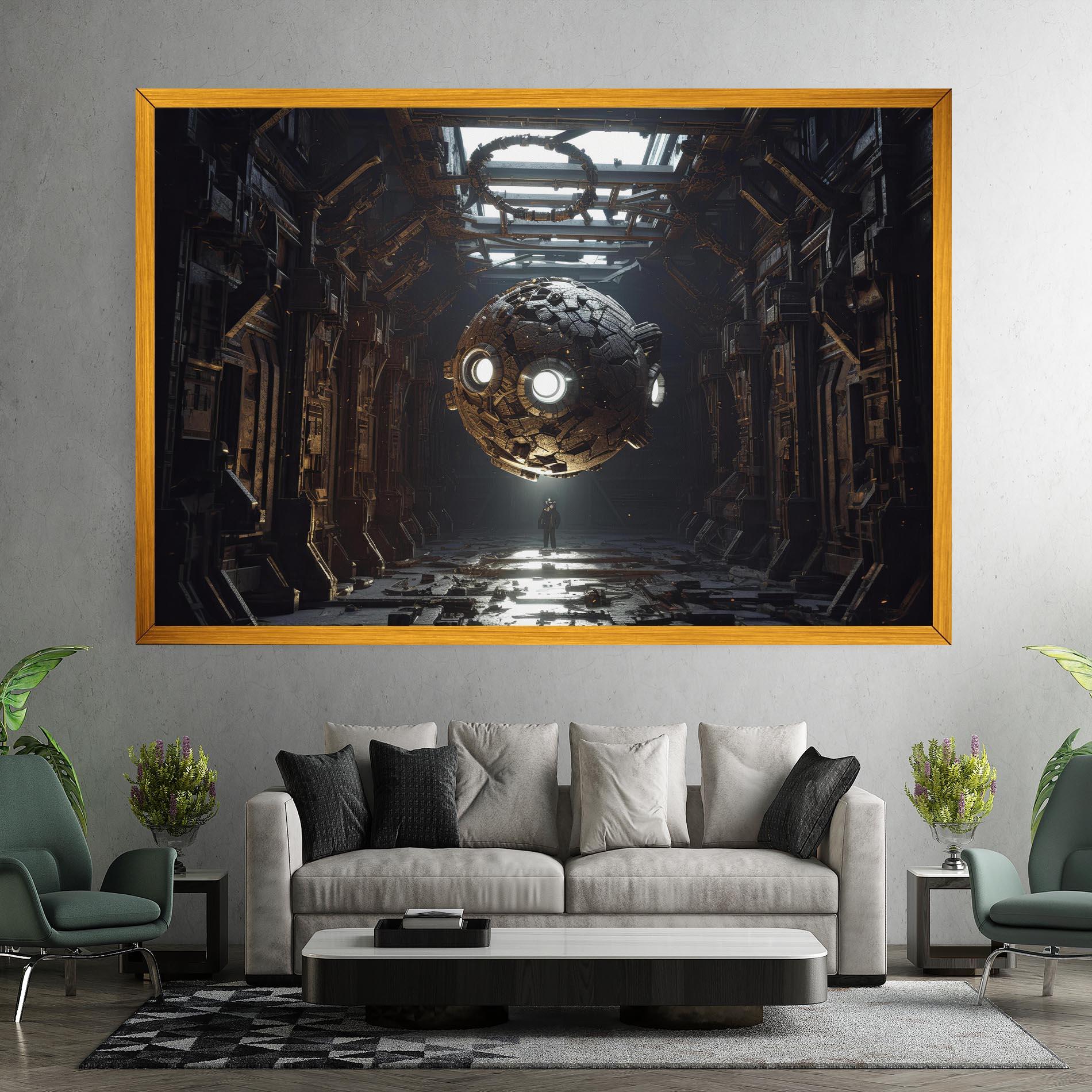 Картина на платно Cryptic Art mockup 7