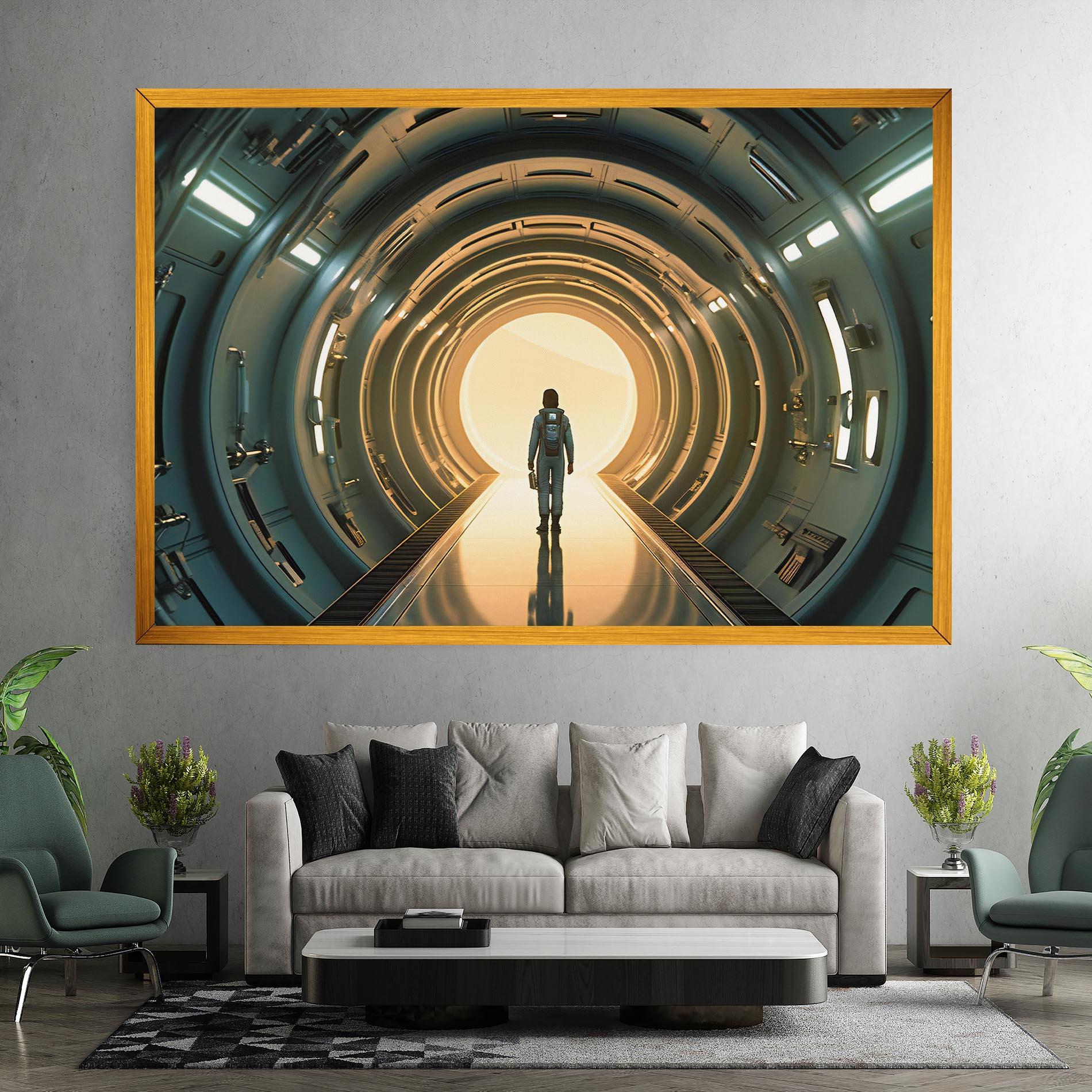 Картина на платно Infinity Intrigue mockup 7