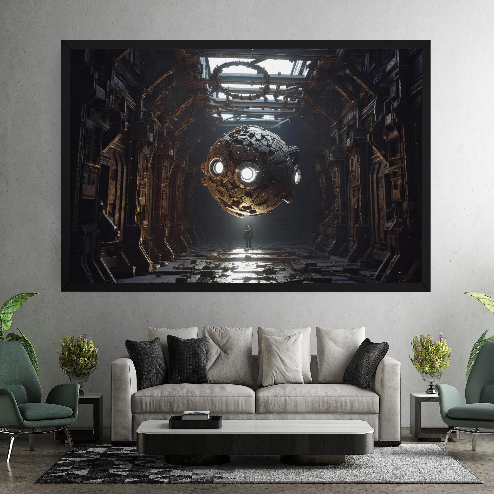 Картина на платно Cryptic Art mockup 7