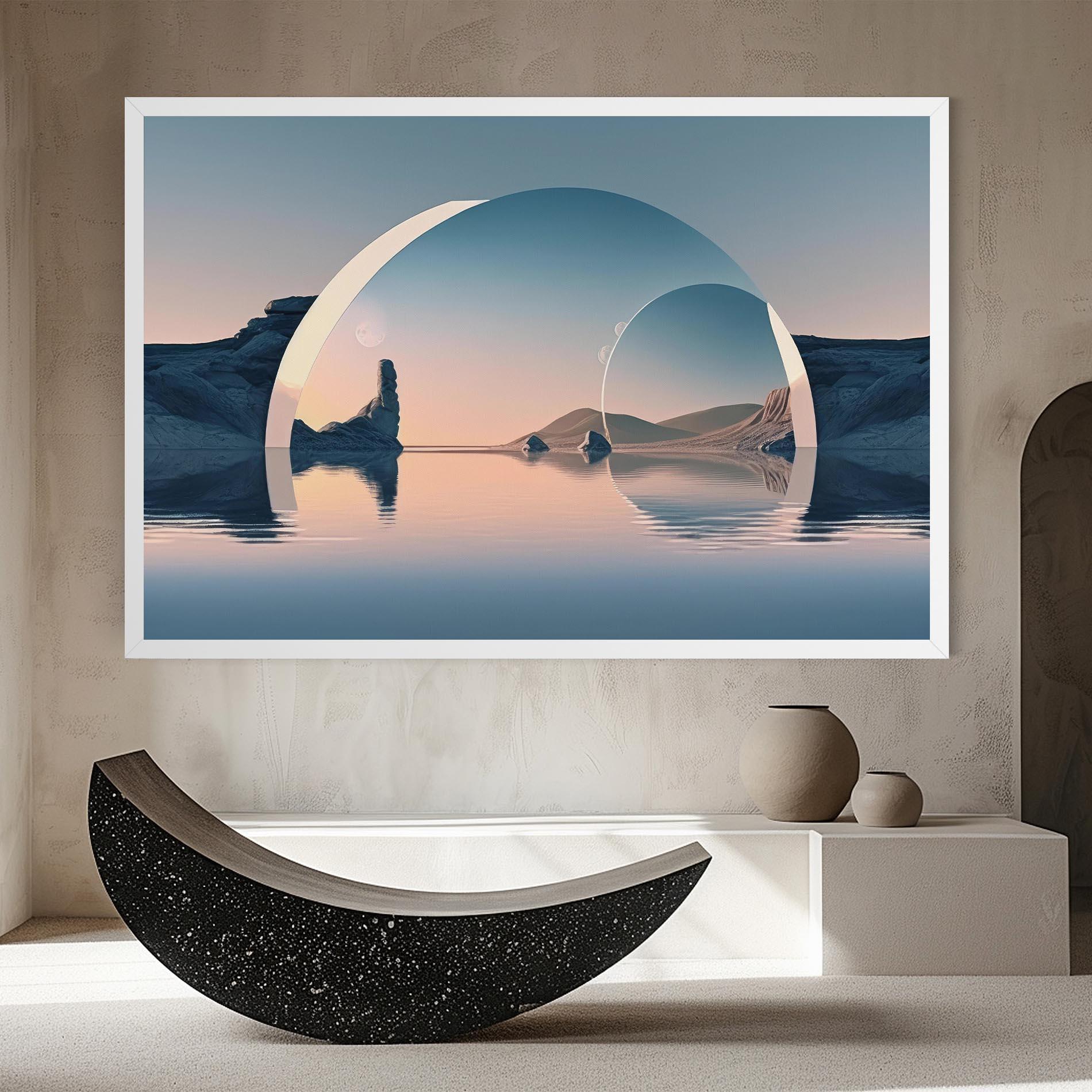 Картина на платно 3d Fantastic Elements mockup 8