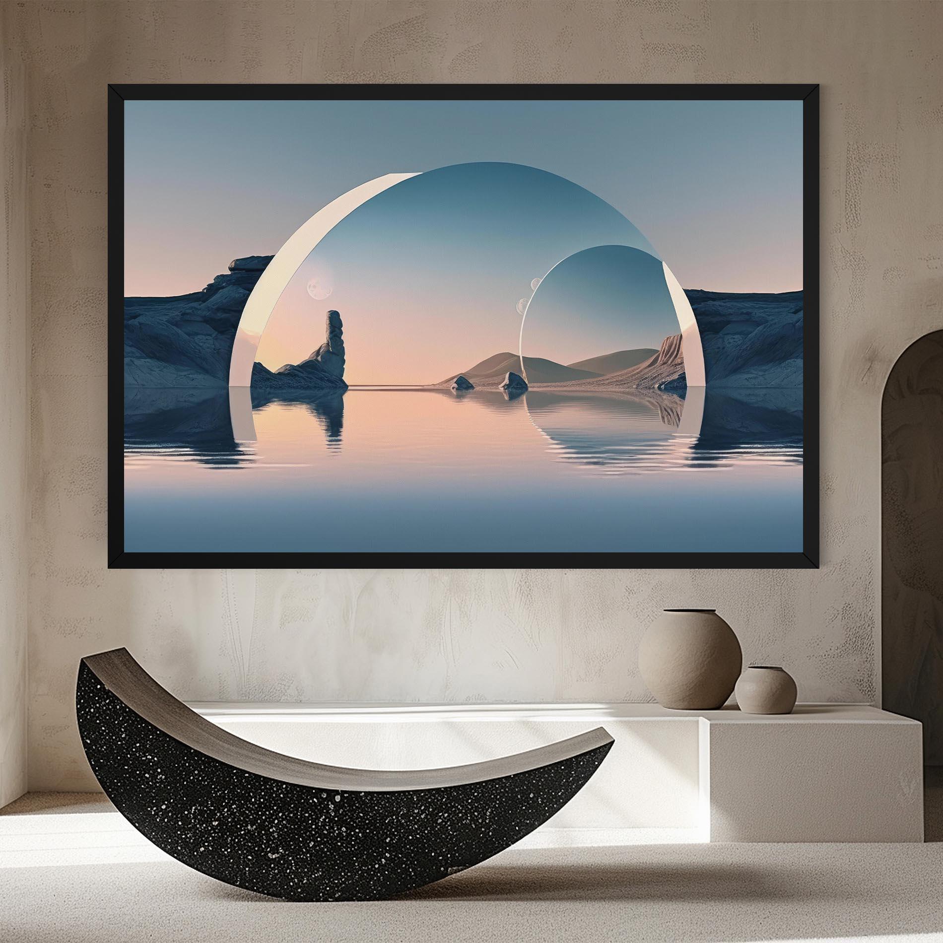 Картина на платно 3d Fantastic Elements mockup 8