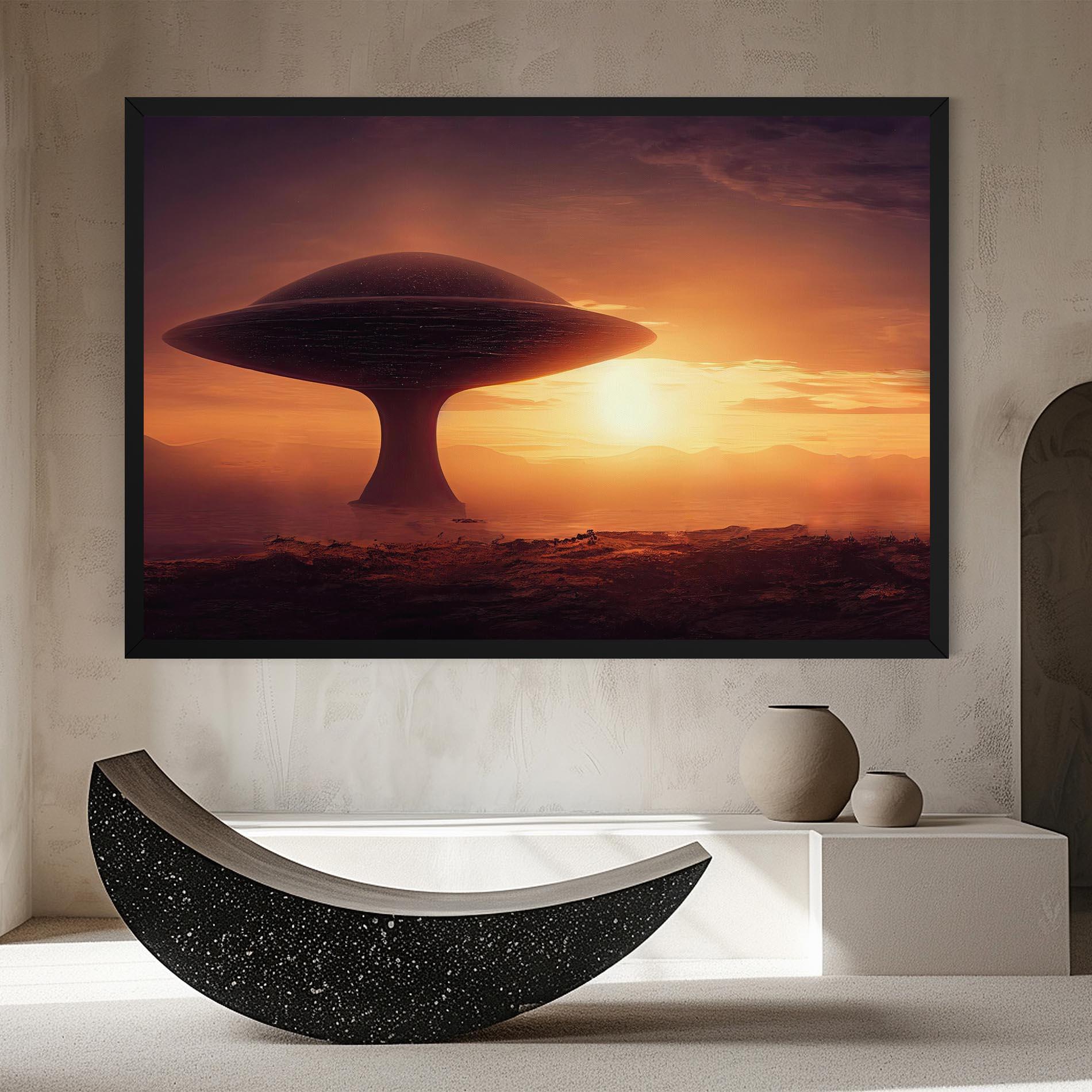 Картина на платно Fantasy Science Fiction mockup 8