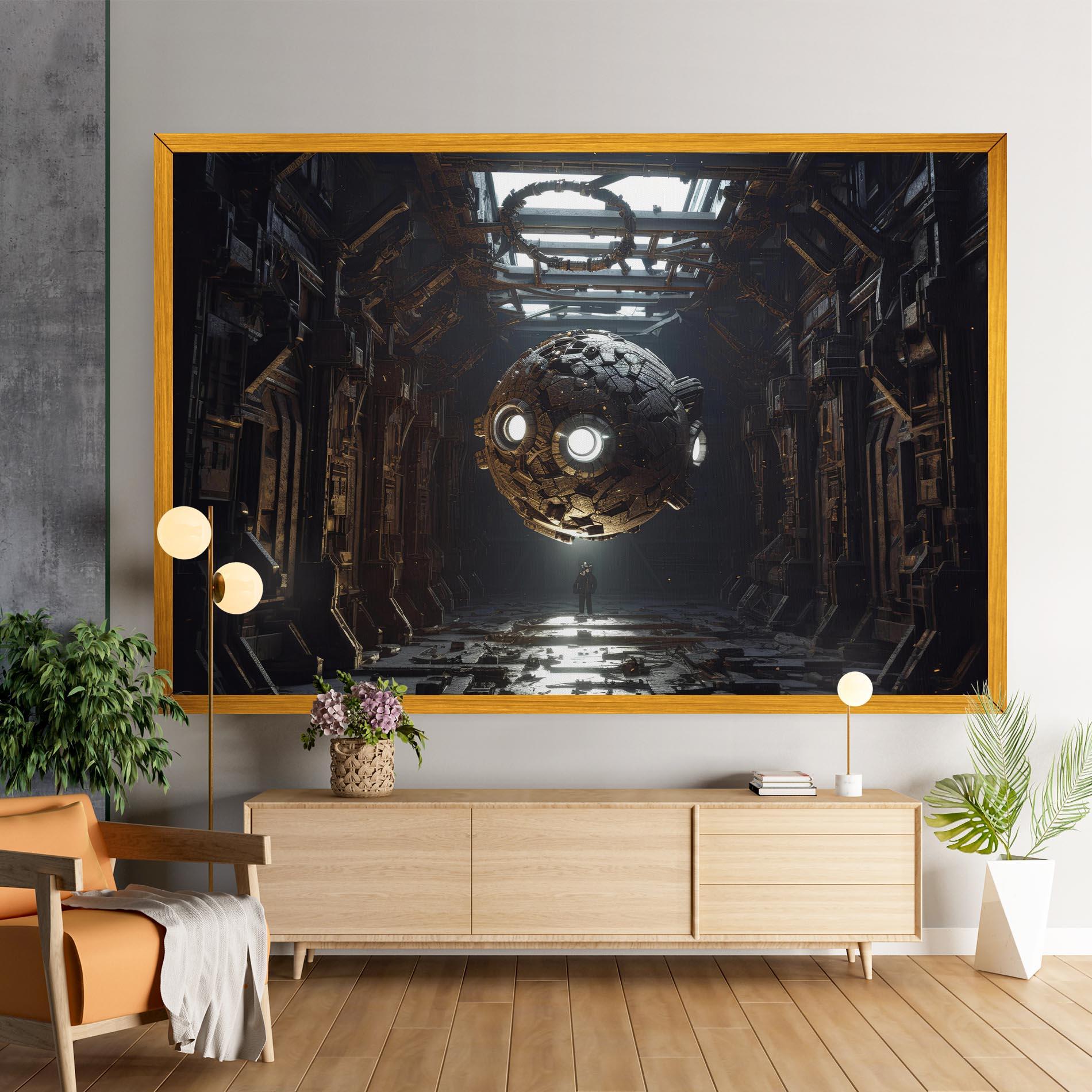 Картина на платно Cryptic Art mockup 9