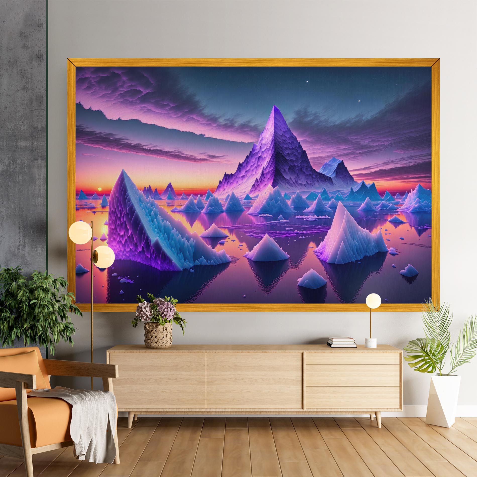 Floating Iceberg mockup 9