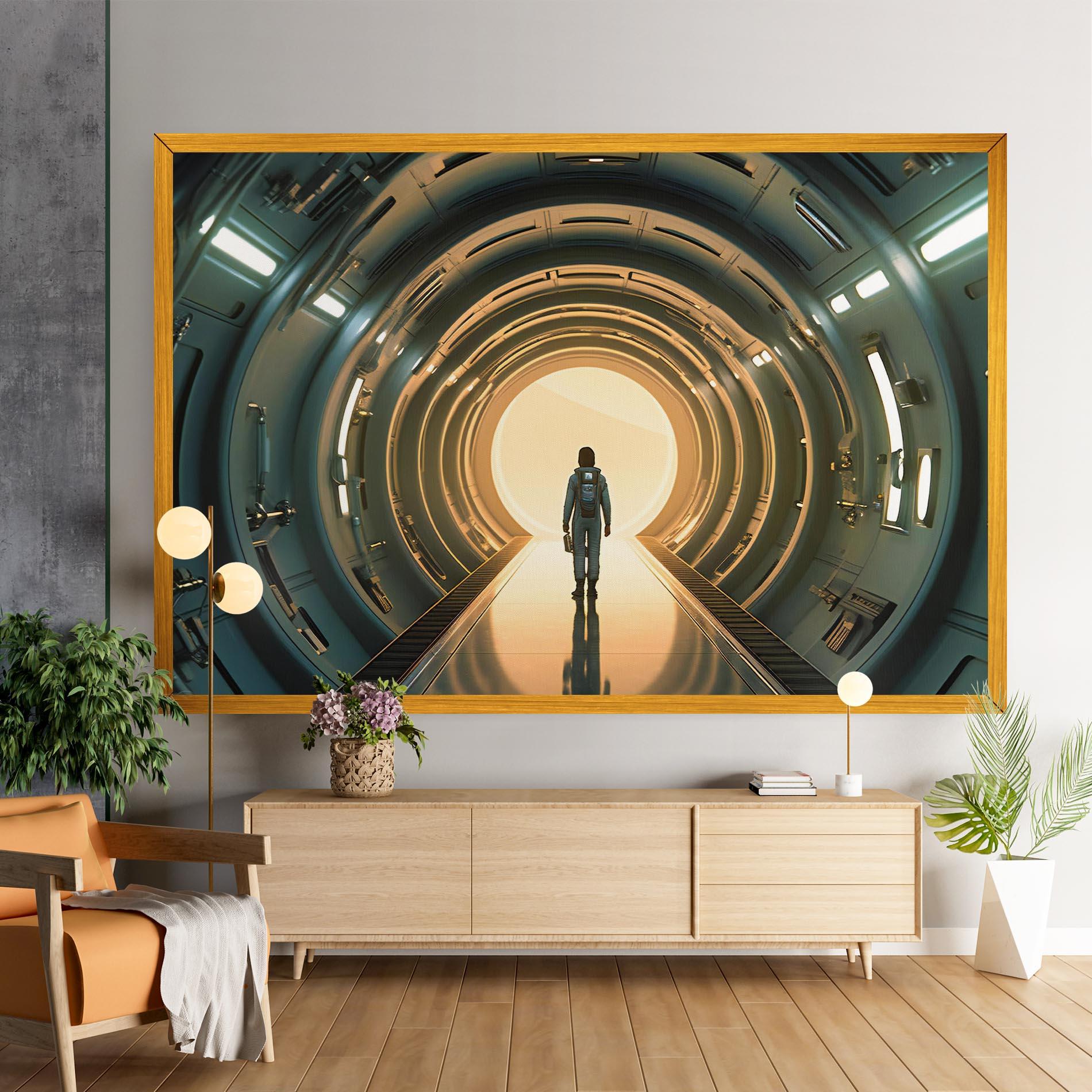 Картина на платно Infinity Intrigue mockup 9