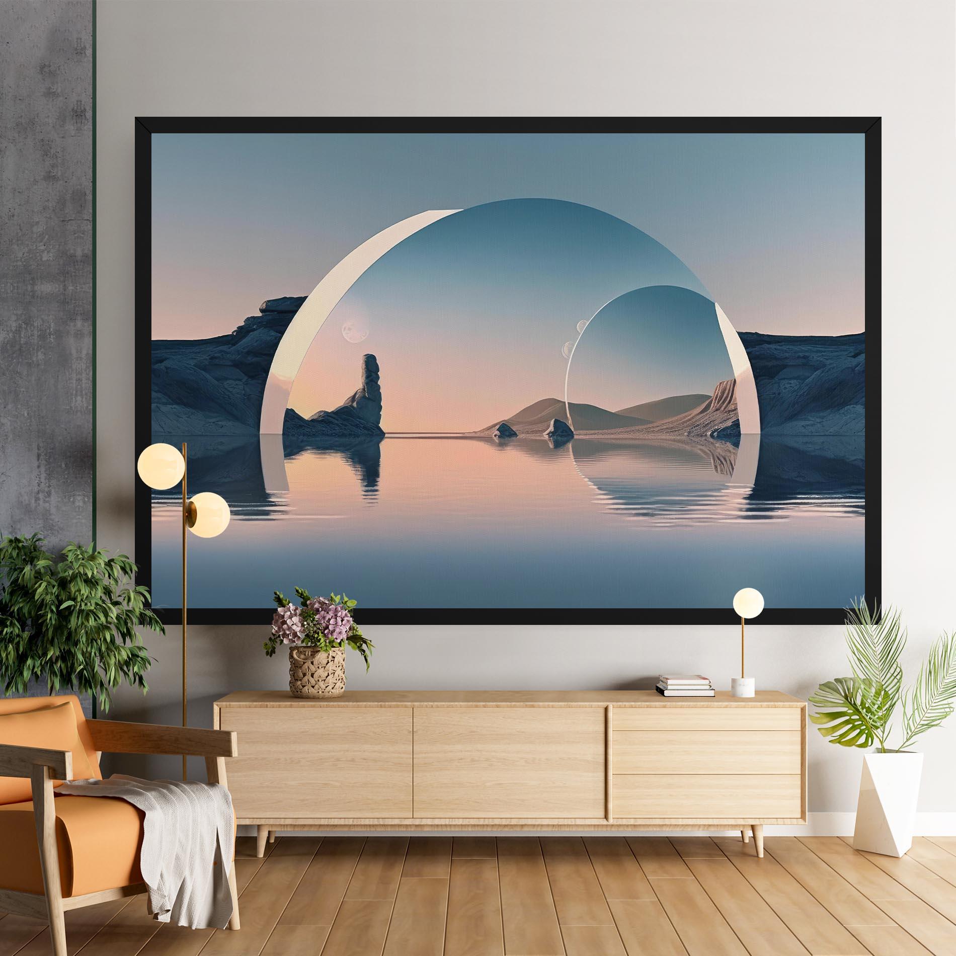 Картина на платно 3d Fantastic Elements mockup 9