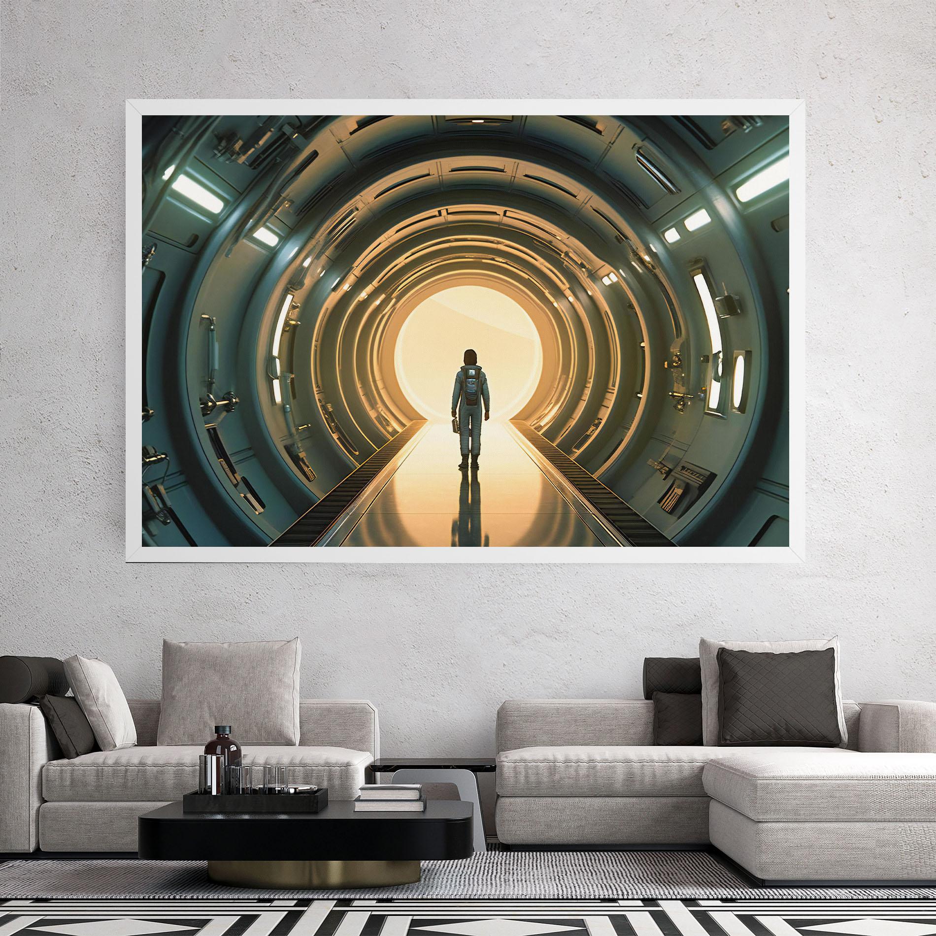 Картина на платно Infinity Intrigue mockup 2