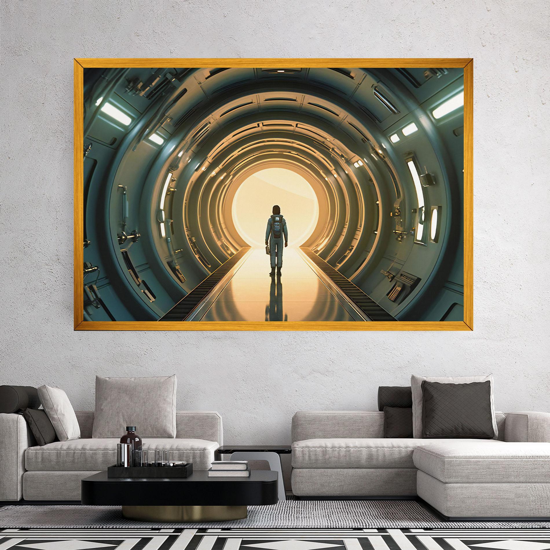 Картина на платно Infinity Intrigue mockup 2